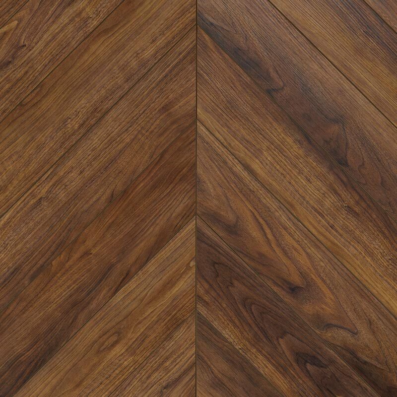 Изображение товара LVT плитка My Step Aqua Herringbone Орех Неро MSAG07 43 класс толщина 3 мм 3.52 м², цена за упаковку