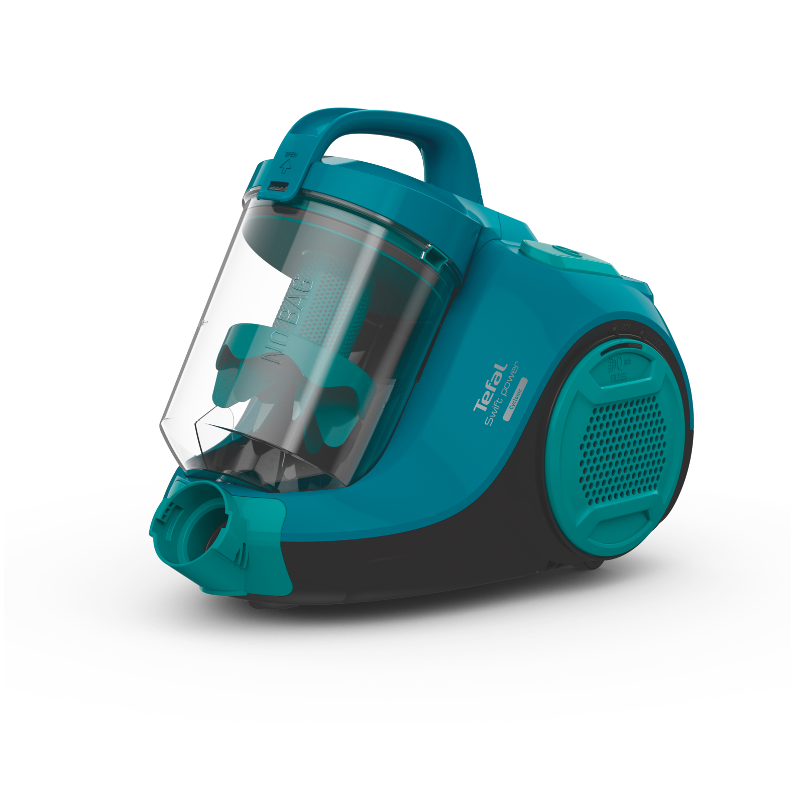 Изображение товара Пылесос Tefal TW2922EA Swift Power Cyclonic 750 Вт с контейнером для пыли