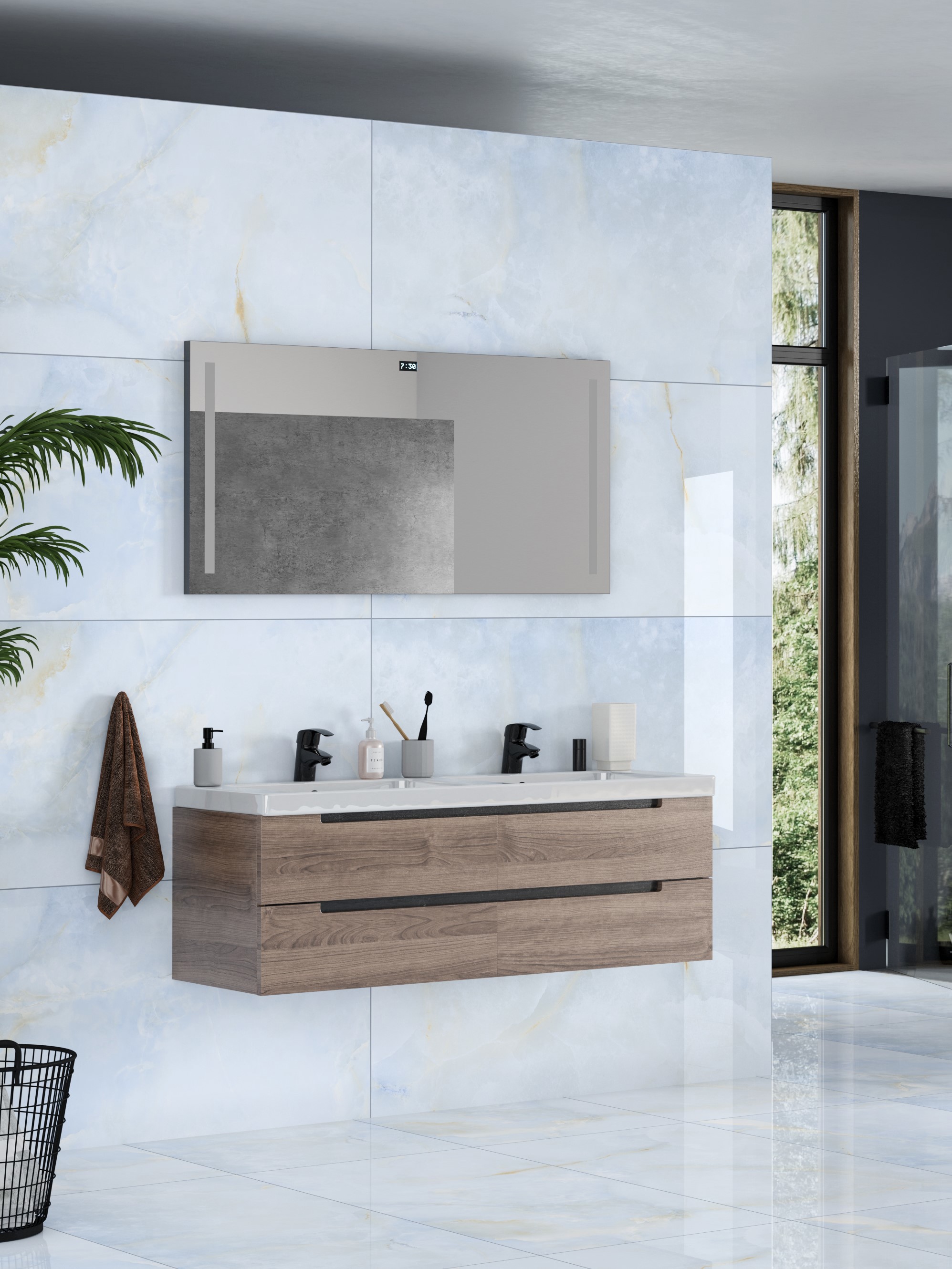 Изображение товара Керамогранит Eternal ETONX1237GL60120 60x120 см цвет Onix Azul