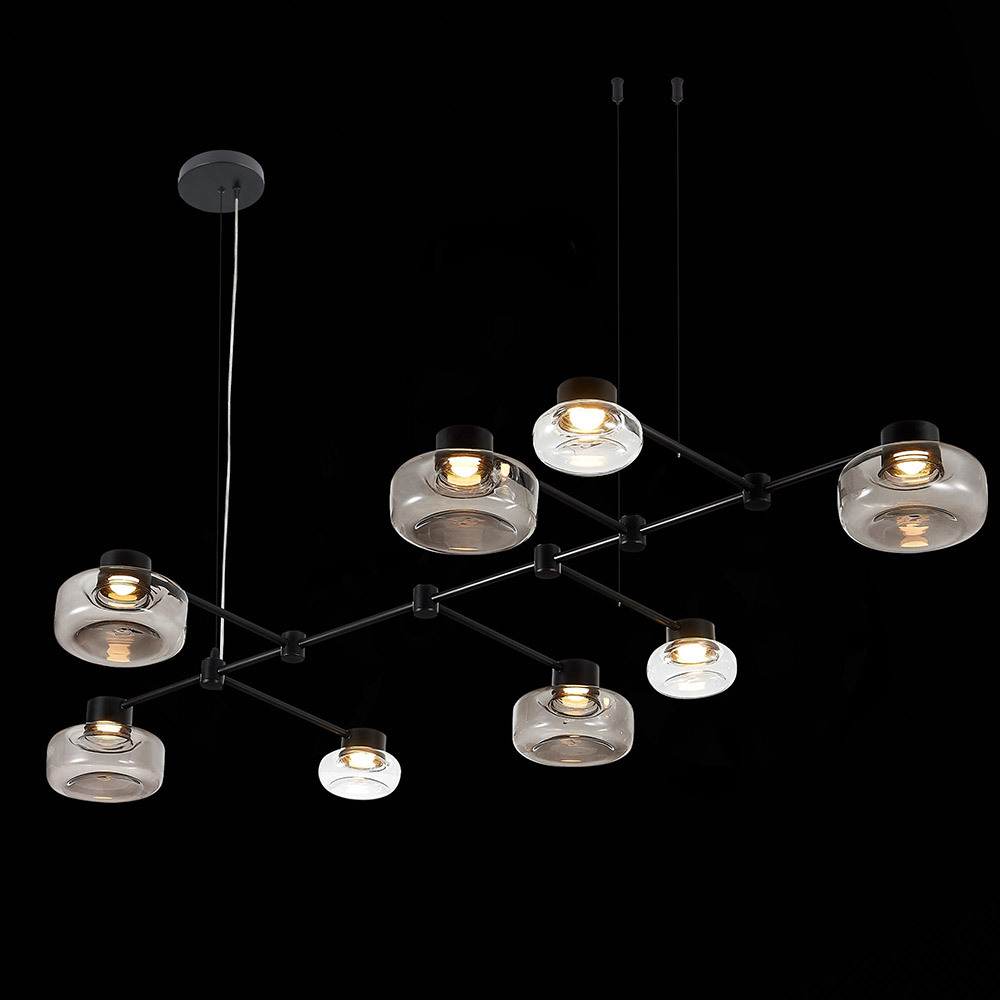 Изображение товара Светильник подвесной светодиодный St luce Sl6005.403.08 8 м² нейтральный белый свет цвет черный