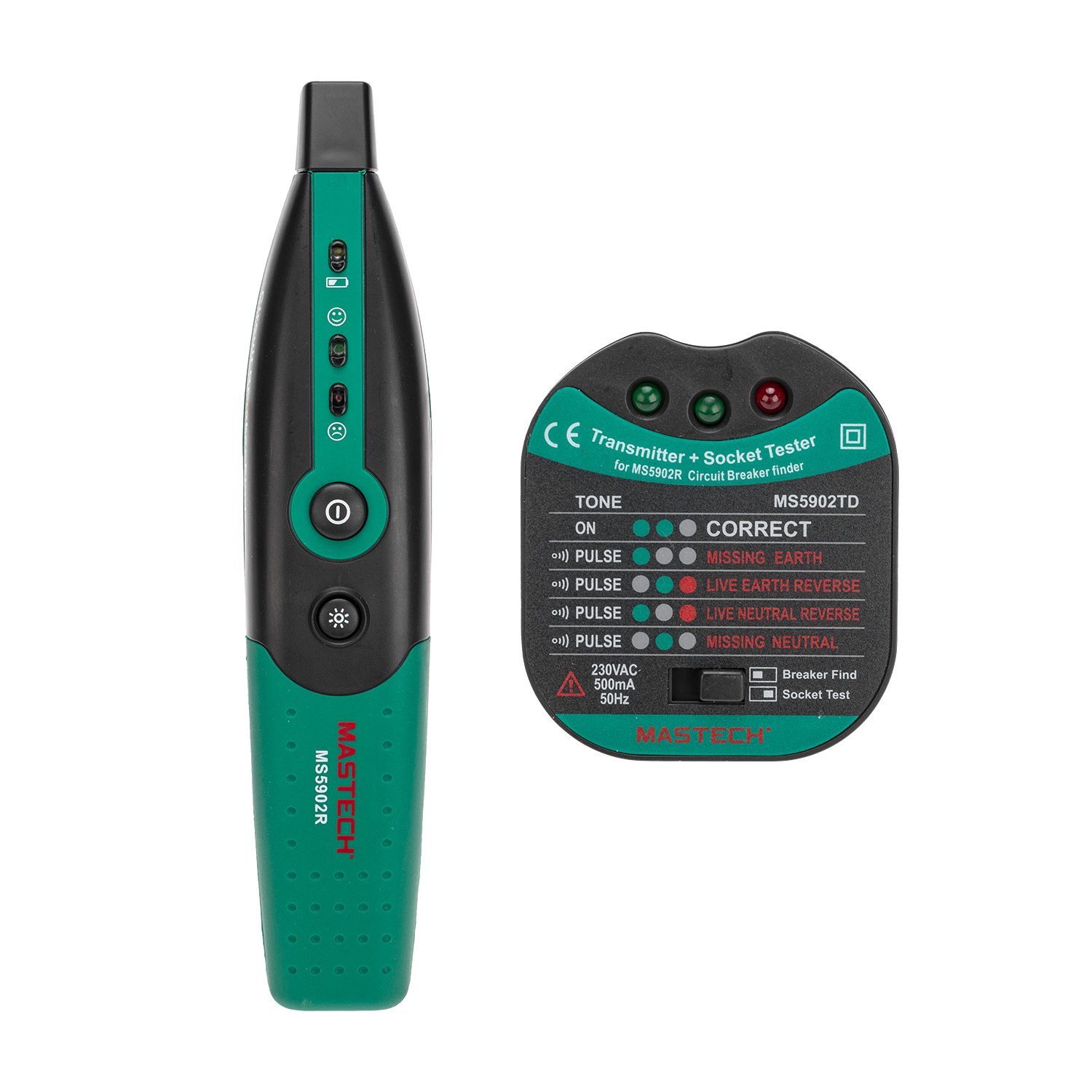Изображение товара Тестер электрический Mastech MS5902RTD для проверки электропроводки и розеток