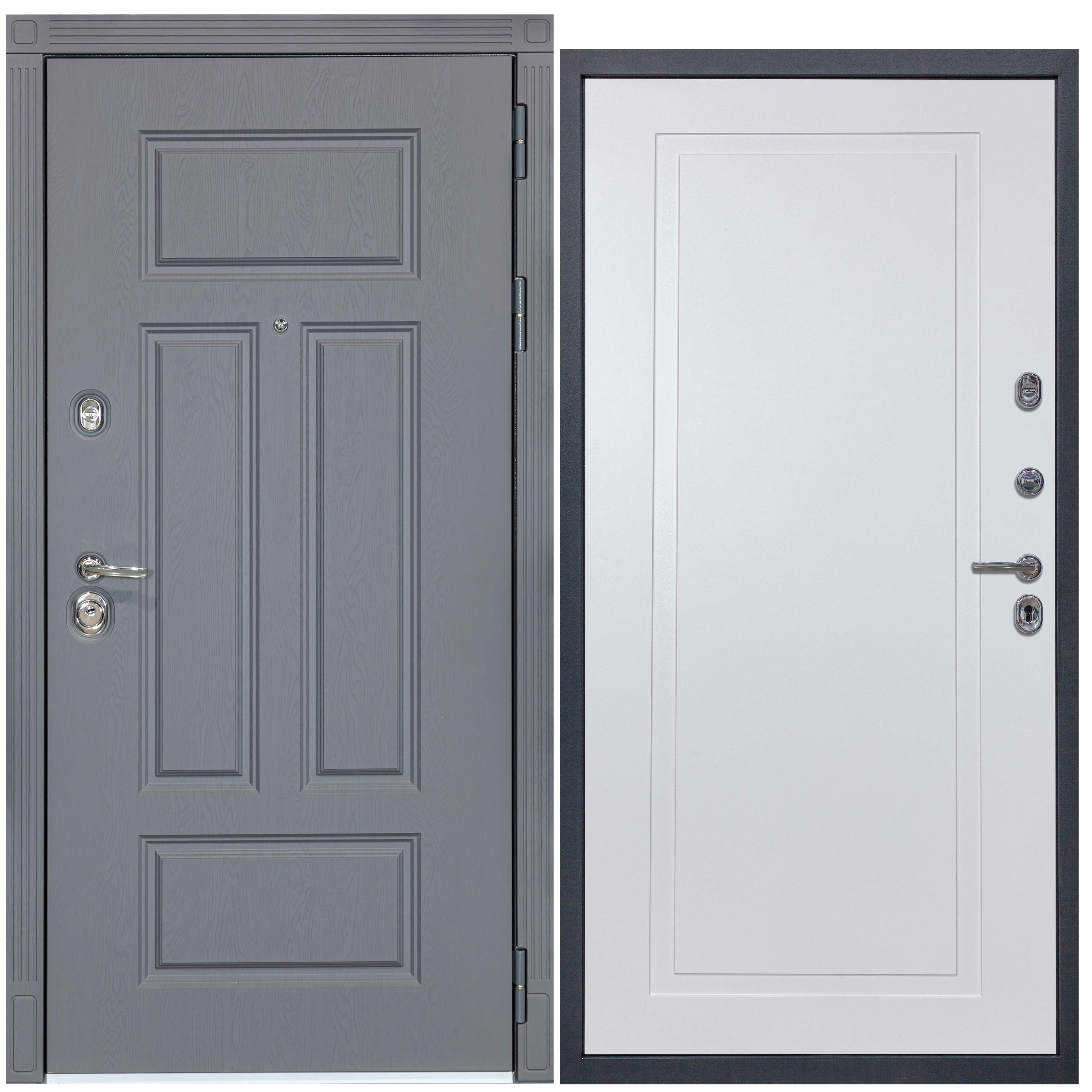 Изображение товара DIVA STR МХ-29 - входная дверь, 90x200 см, графит ясень