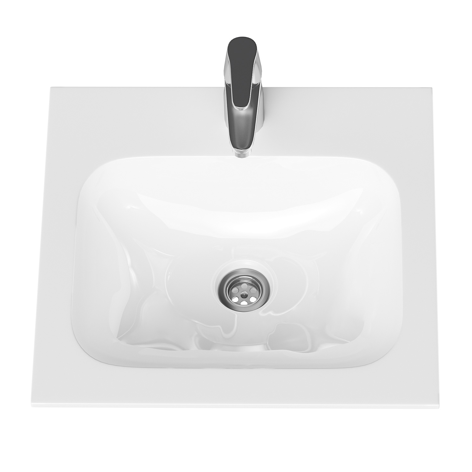 Изображение товара Раковина мебельная Итана Bella Умывальник мебельный 50.2 см белый