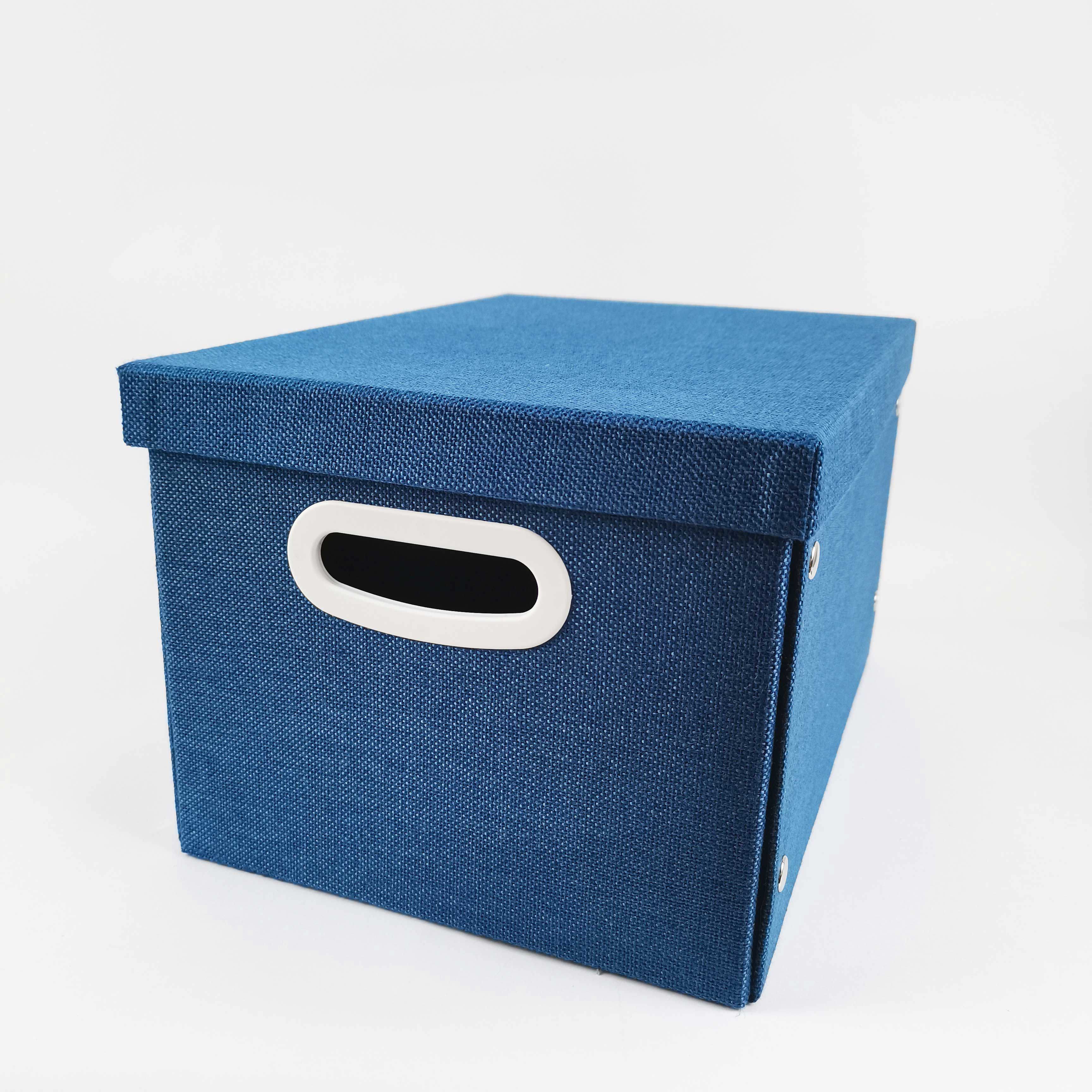 Изображение товара Коробка складная Storidea FC2552KP-18 25x20x35 см синий картон