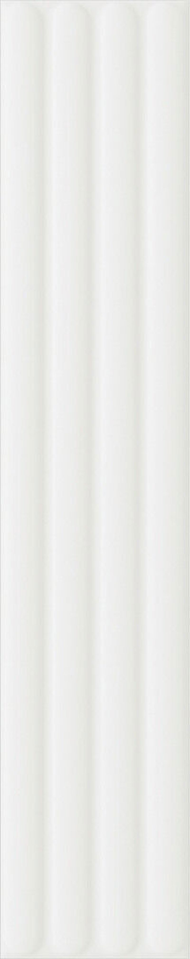 Изображение товара Керамическая плитка Dna Plinto 10.7x54.2 см белая для стен и фартука