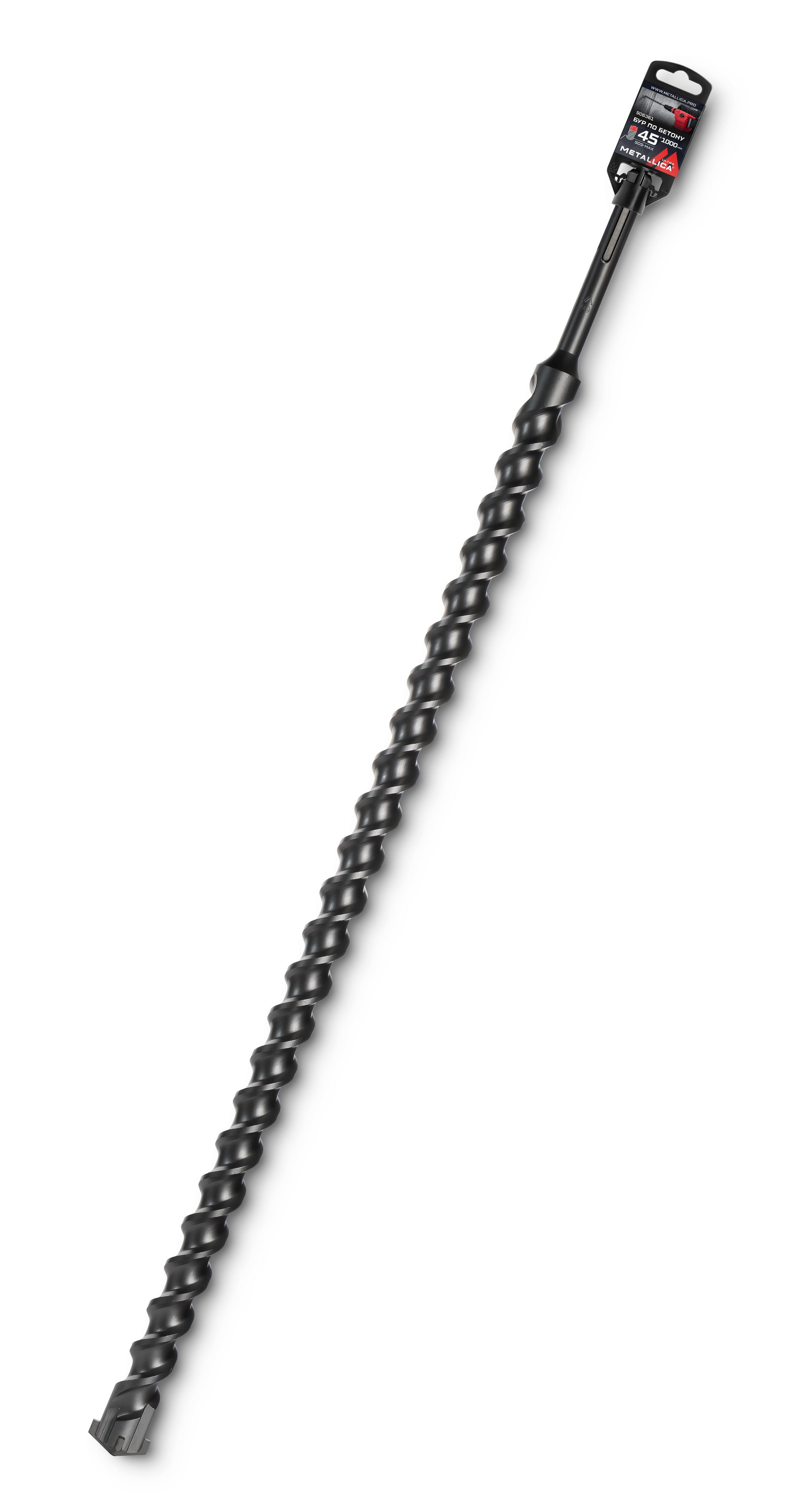 Изображение товара Бур по бетону SDS-max METALLICA Ultra 45х1000 мм с напайкой из карбида вольфрама