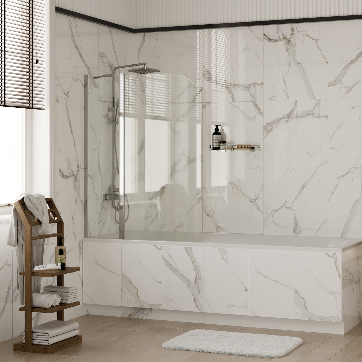 Изображение товара Ширма на ванну WasserKRAFT Leine 35P02-110 140 см