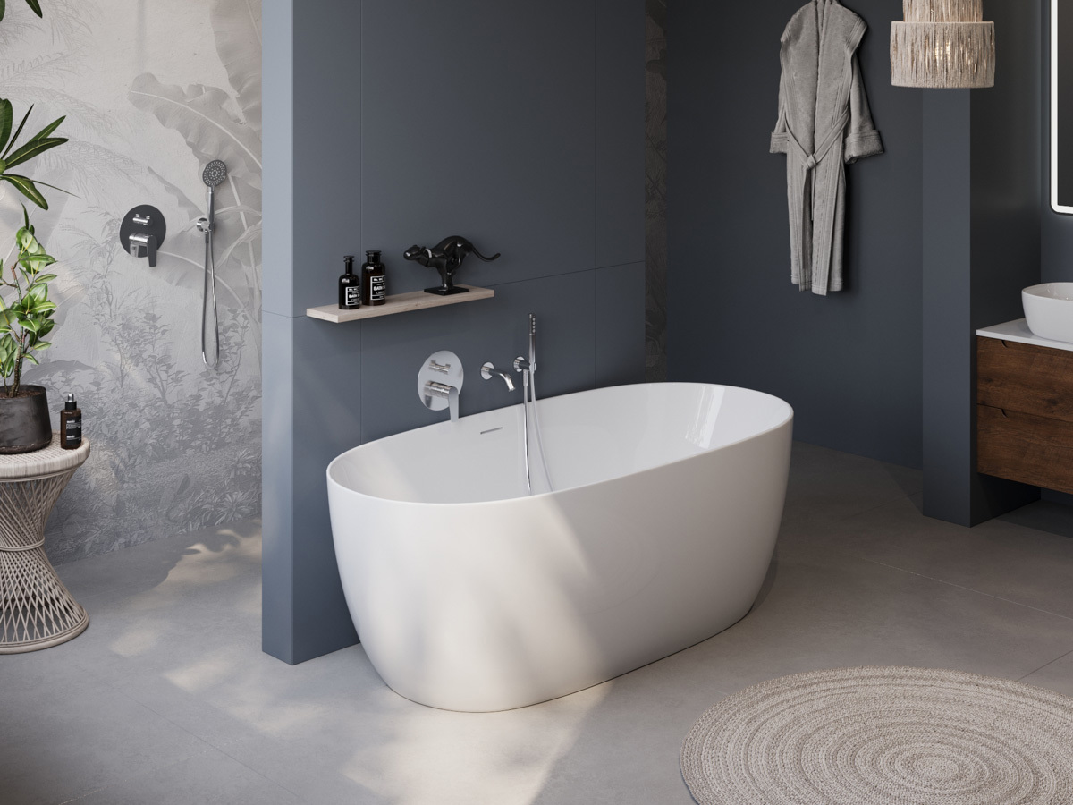 Изображение товара Отдельностоящая ванна Belbagno BB415-1700-800 акрил 170x80см