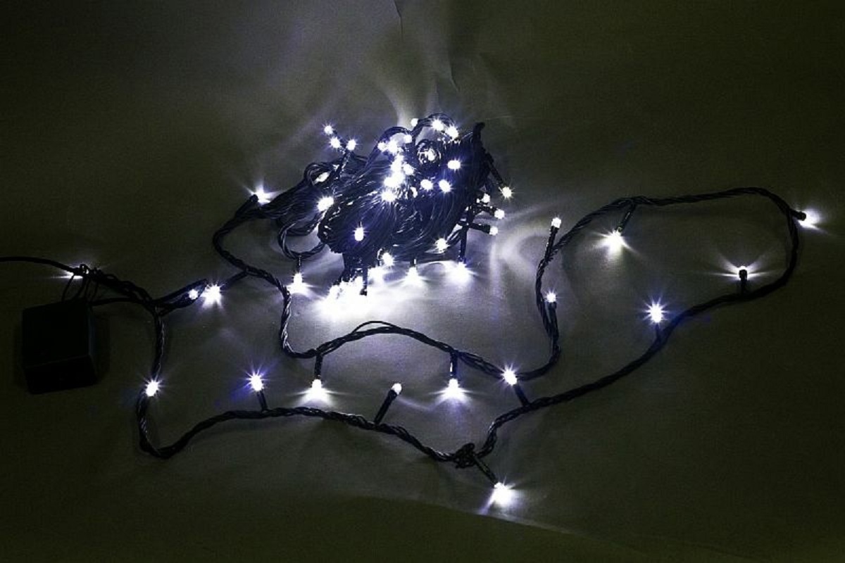 Изображение товара Электрогирлянда комнатная Sneha A-001A LED WT 10 м 100 ламп белый