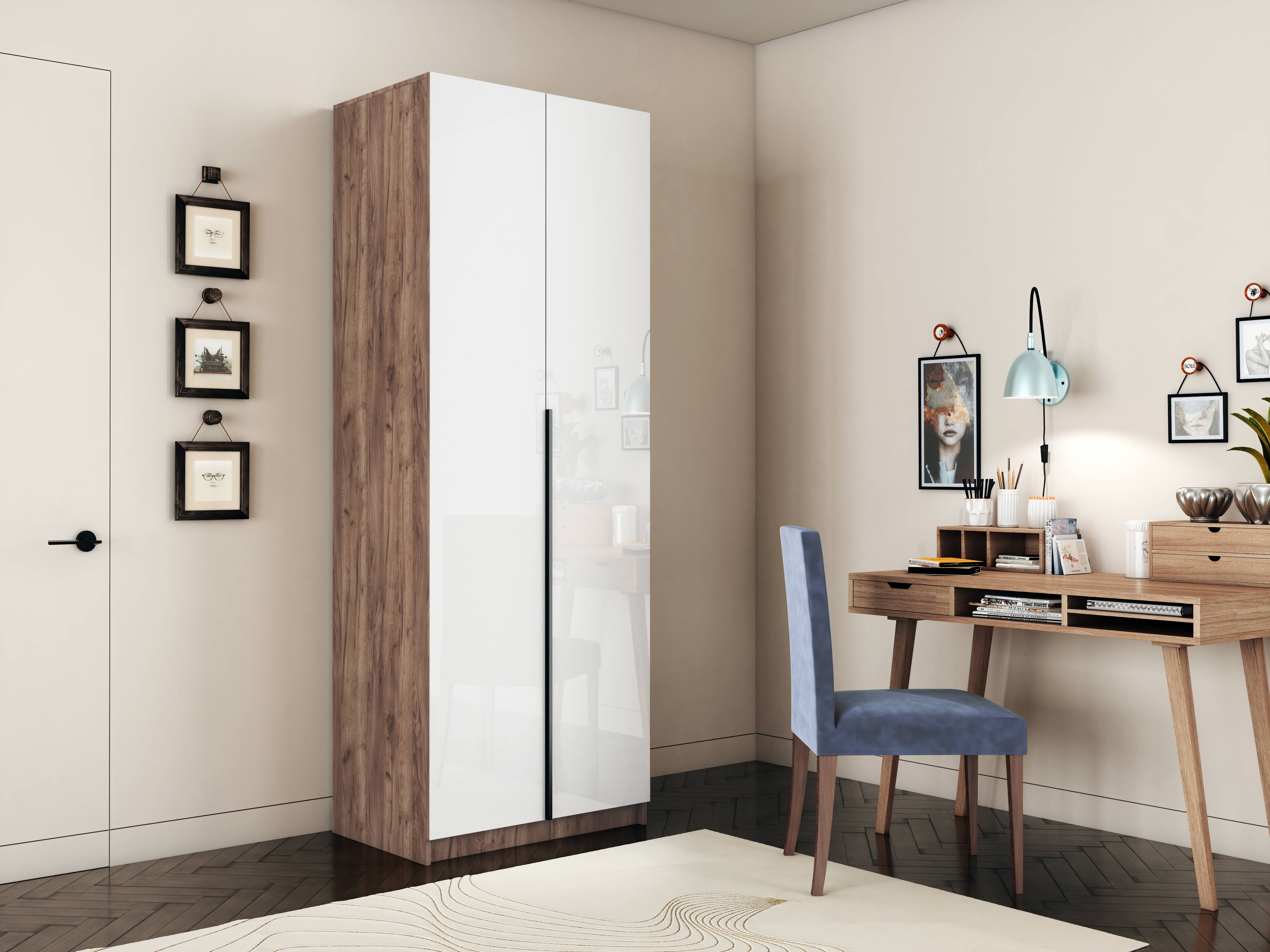 Изображение товара Шкаф распашной Мебельная компания е1 LCKSb 800 KT