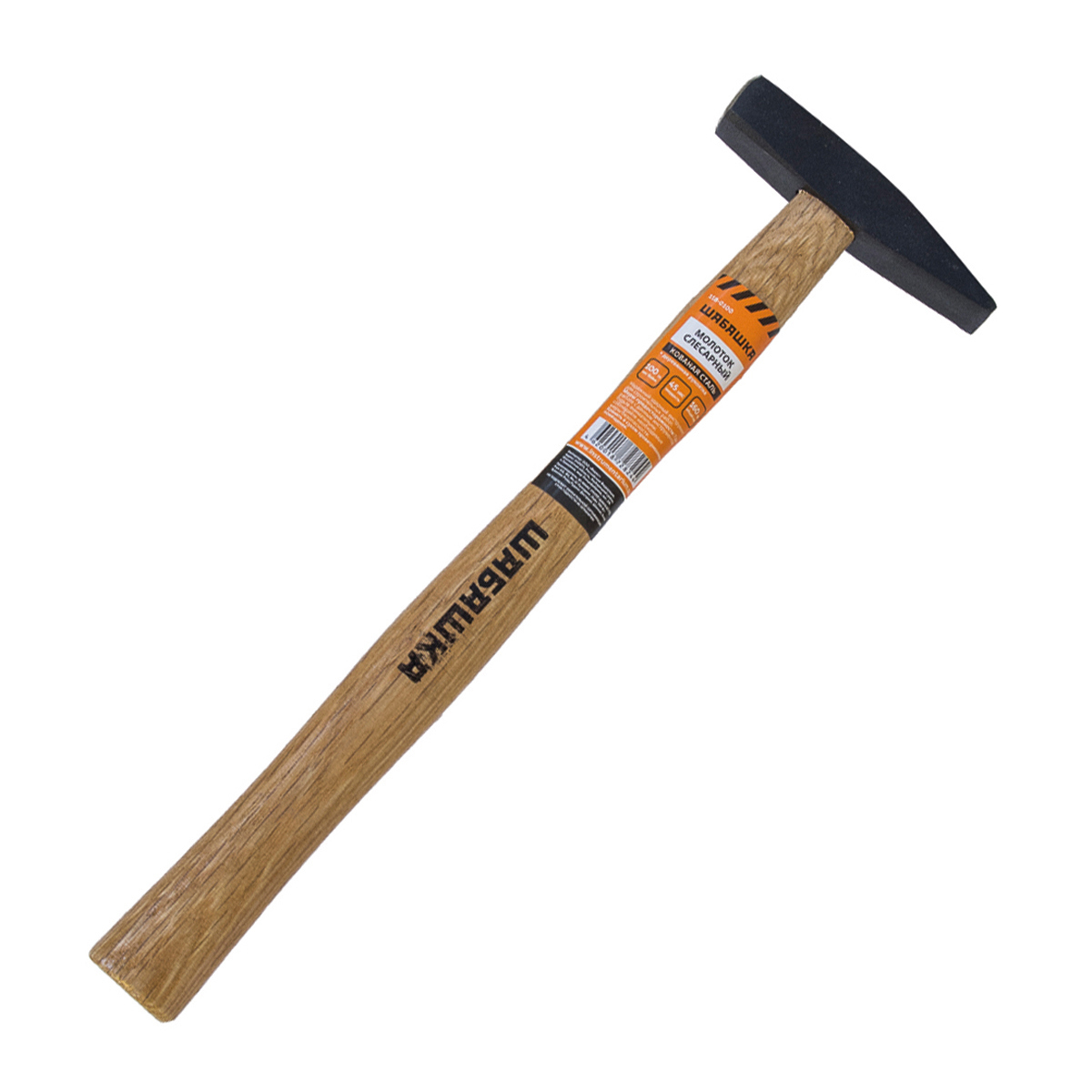 Изображение товара Молоток слесарный Шабашка 118-0400 400 г с деревянной рукояткой