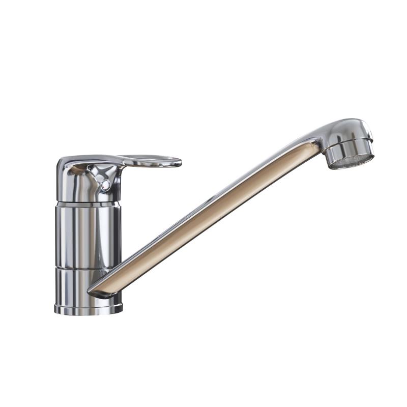 Изображение товара Смеситель для кухни Ml ML06-03 поворотный излив 14 см хром