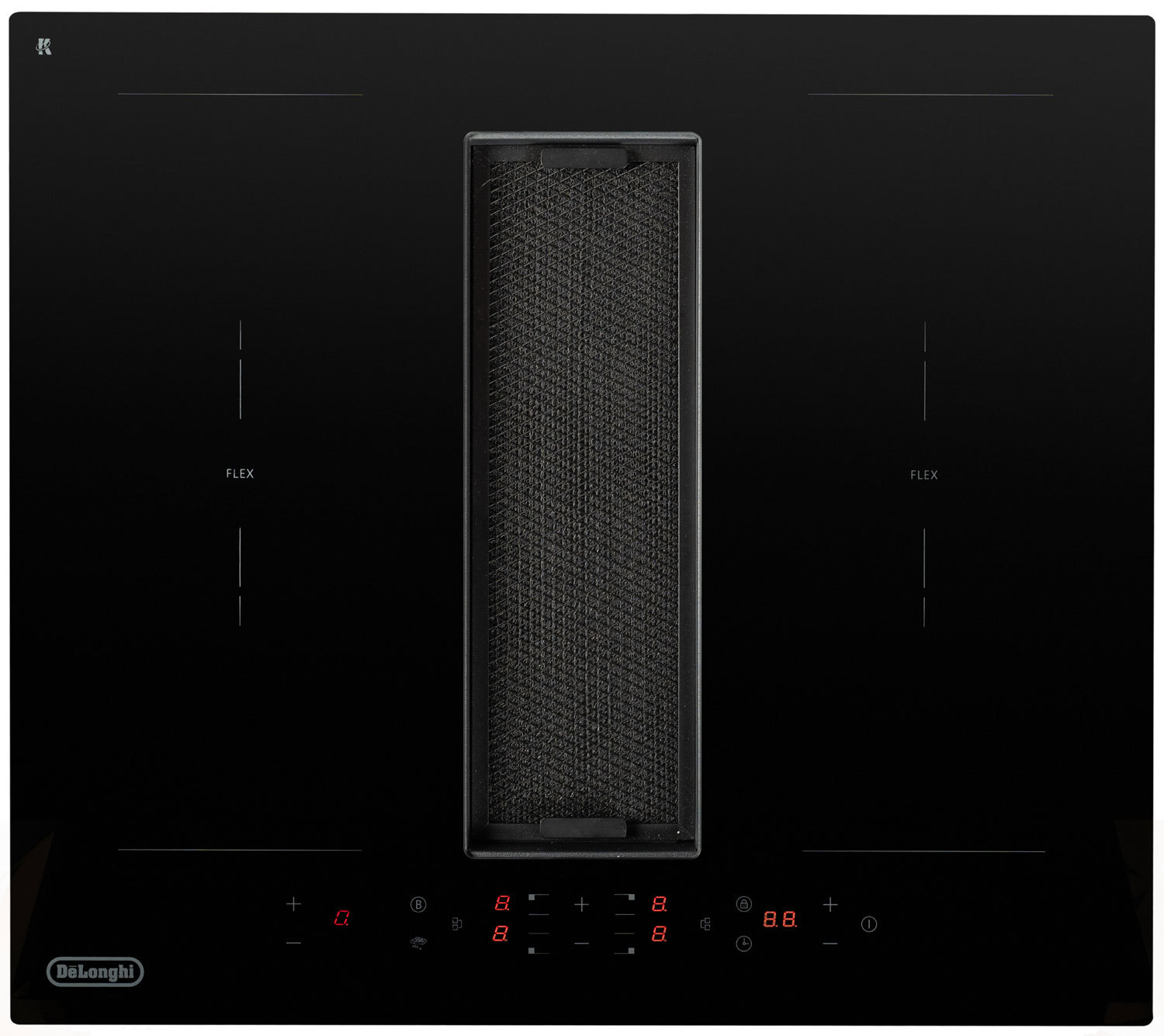 Изображение товара Электрическая варочная панель Delonghi ELETTRA 4B2F TC ARIA 59 см 4 конфорки цвет черный