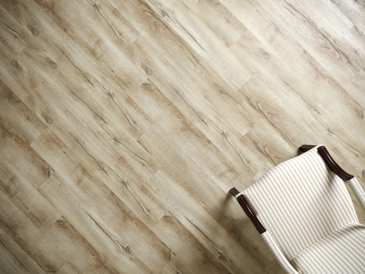 Изображение товара Кварц-виниловая плитка Fine Floor FF-RICH Дуб Мале 42 класс влагостойкая 2.5 мм пример идеального н