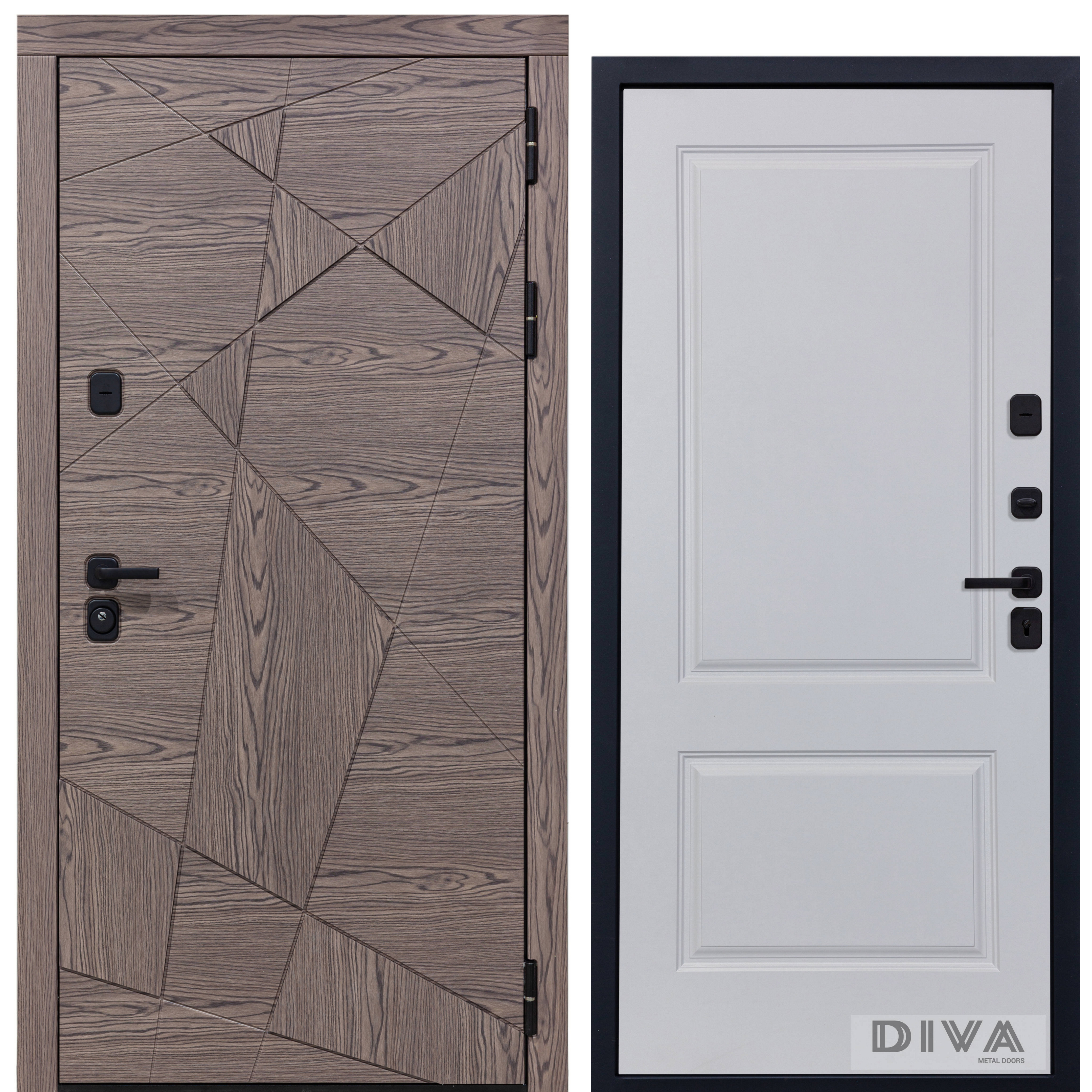 Изображение товара Входная дверь Diva Line 40 DIVA 97/2 Дуб коньяк