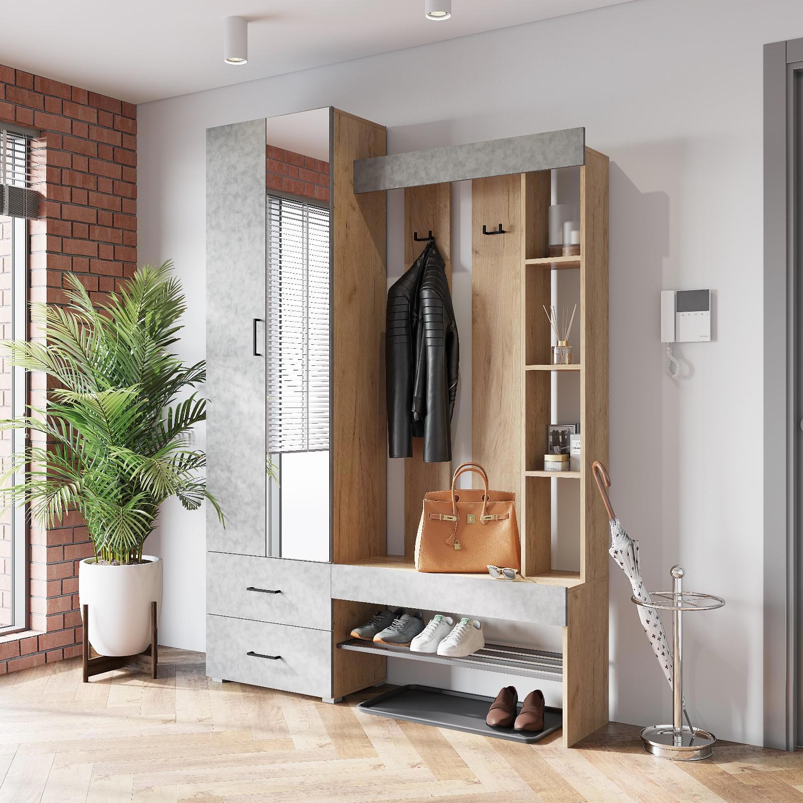 Изображение товара Шкаф Sima-land 6981218 150x211.6x35 см ЛДСП цвет дуб золотой