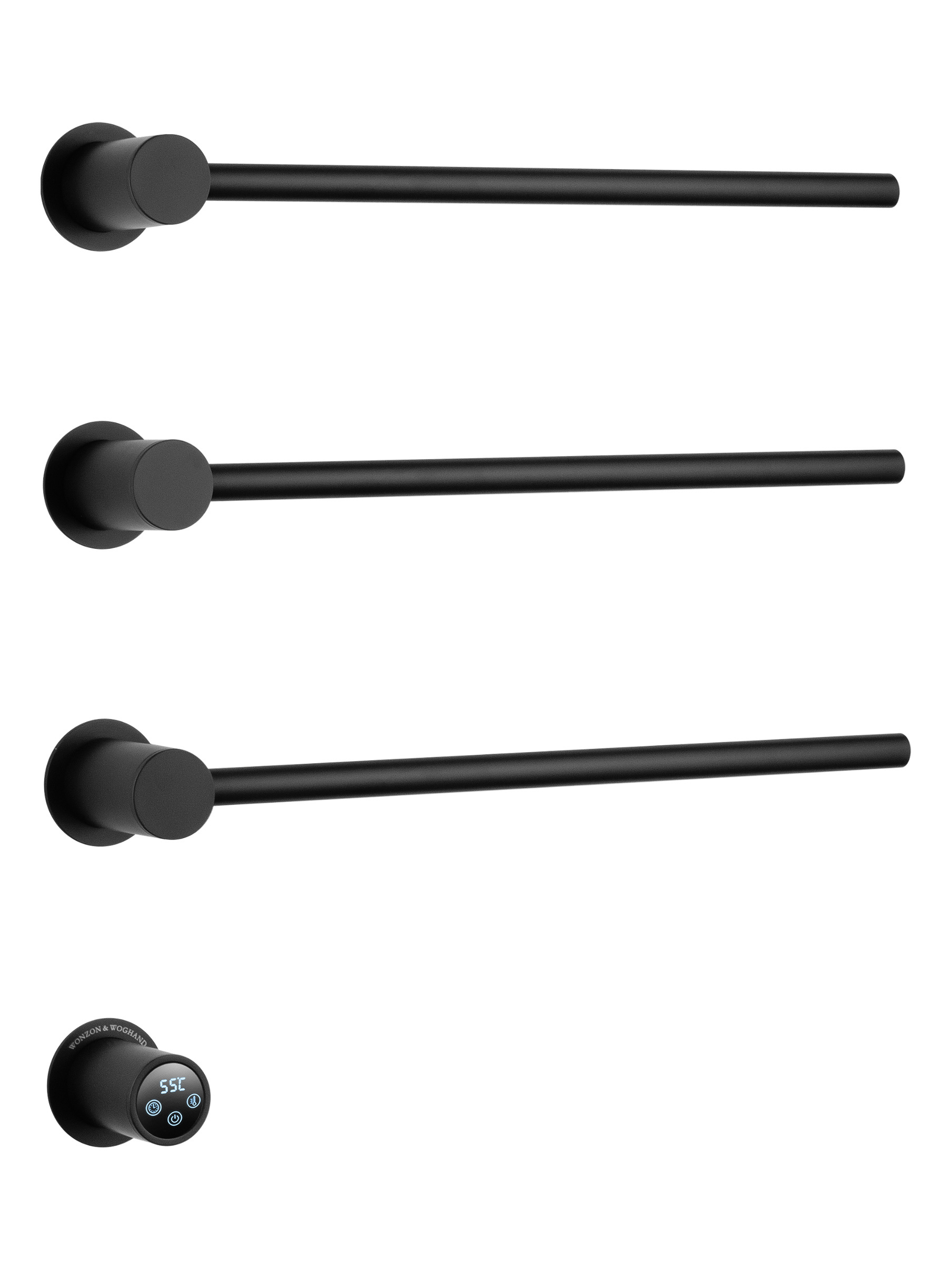 Изображение товара Электрический полотенцесушитель WONZON & WOGHAND Hamburg 468x515 мм 60 Вт с терморегулятором