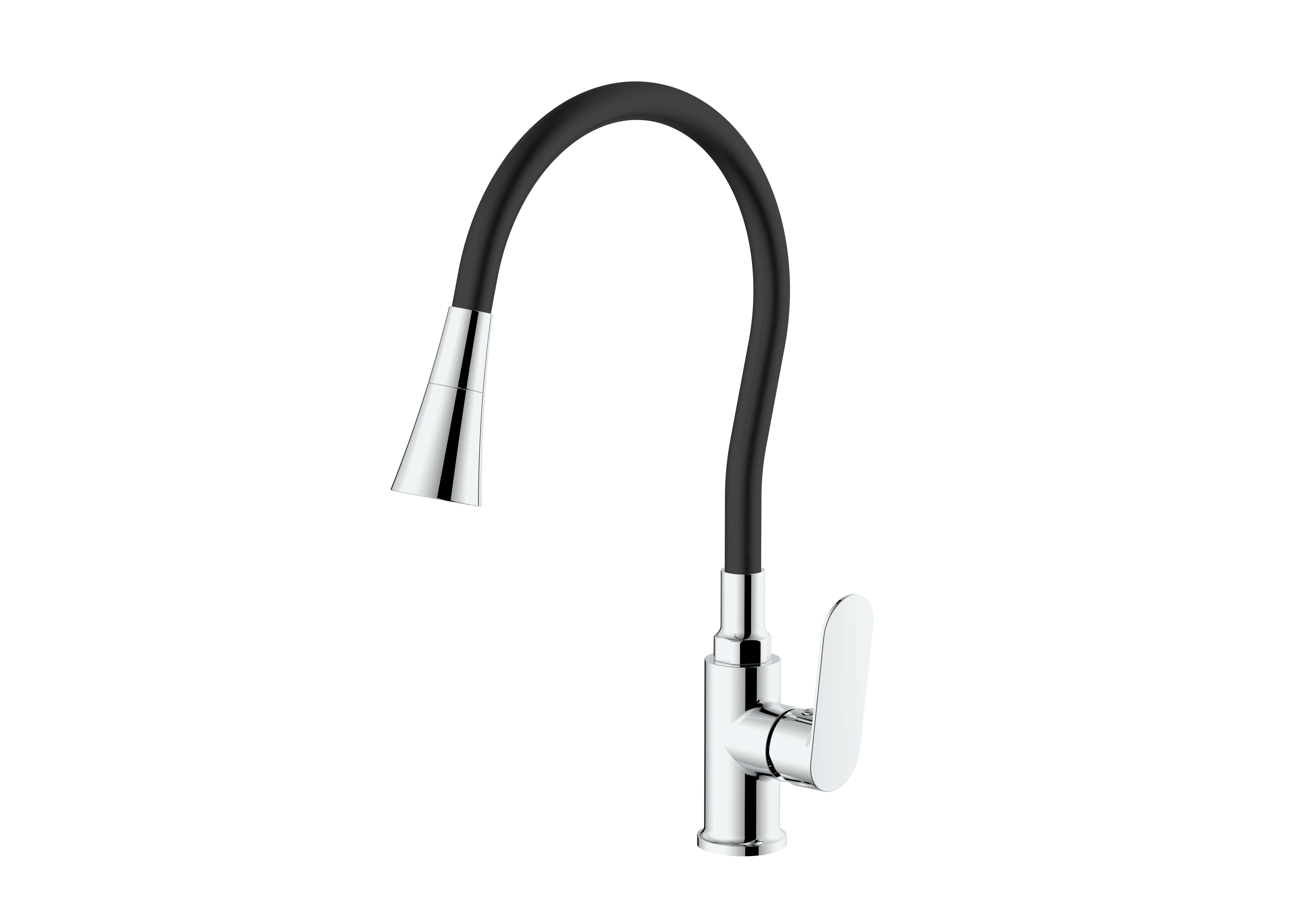 Изображение товара Смеситель для кухни S41 Splenka 14.60 см цвет черный/хром