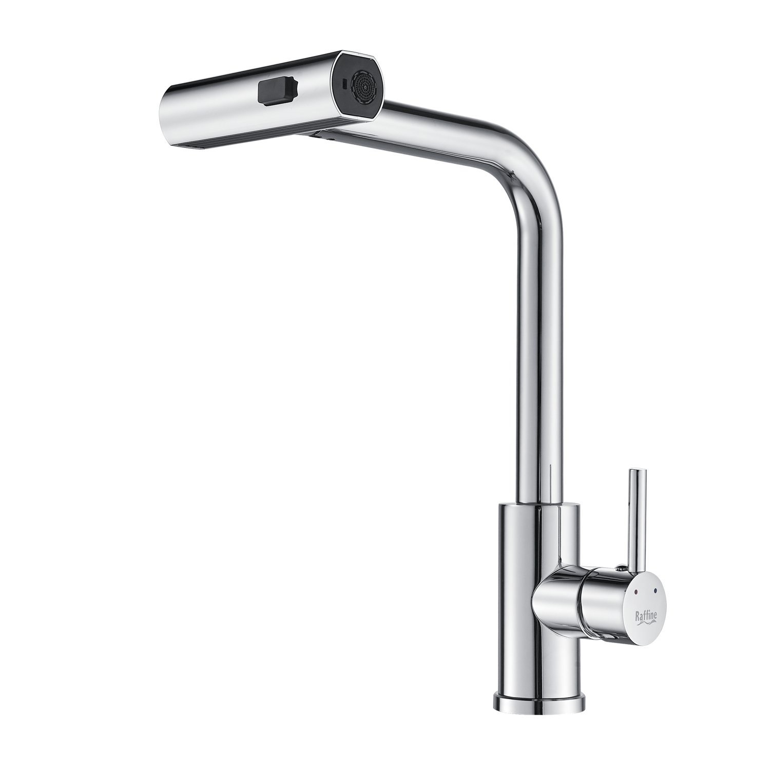Изображение товара Смеситель для кухни Raffine F203 выдвижной излив 25.5 см цвет хром