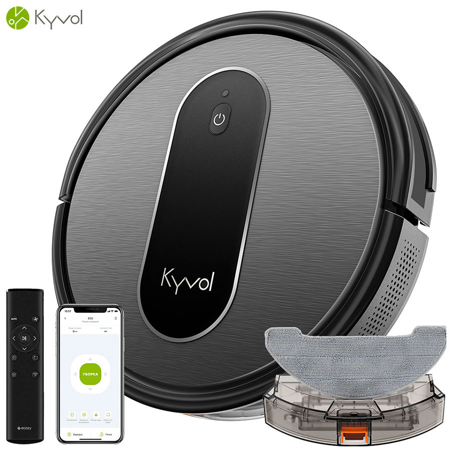 Изображение товара Робот-пылесос Kyvol D10 с влажной уборкой и голосовым управлением