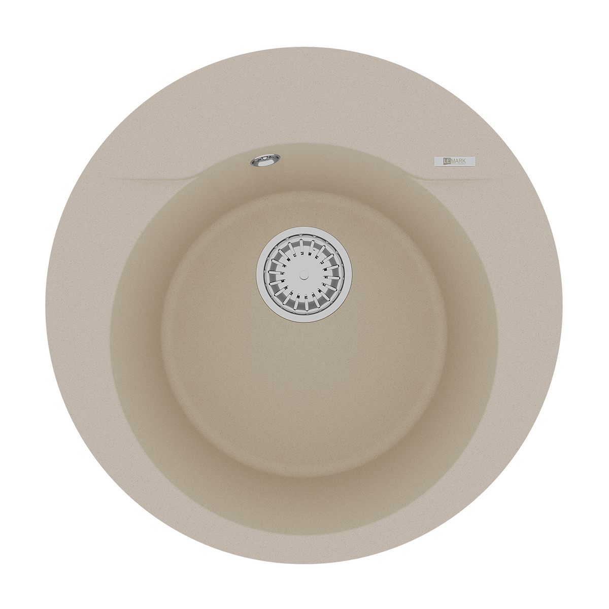 Изображение товара Кухонная мойка Lemark 9910002 из кварцгранита 50x50 см бежевая