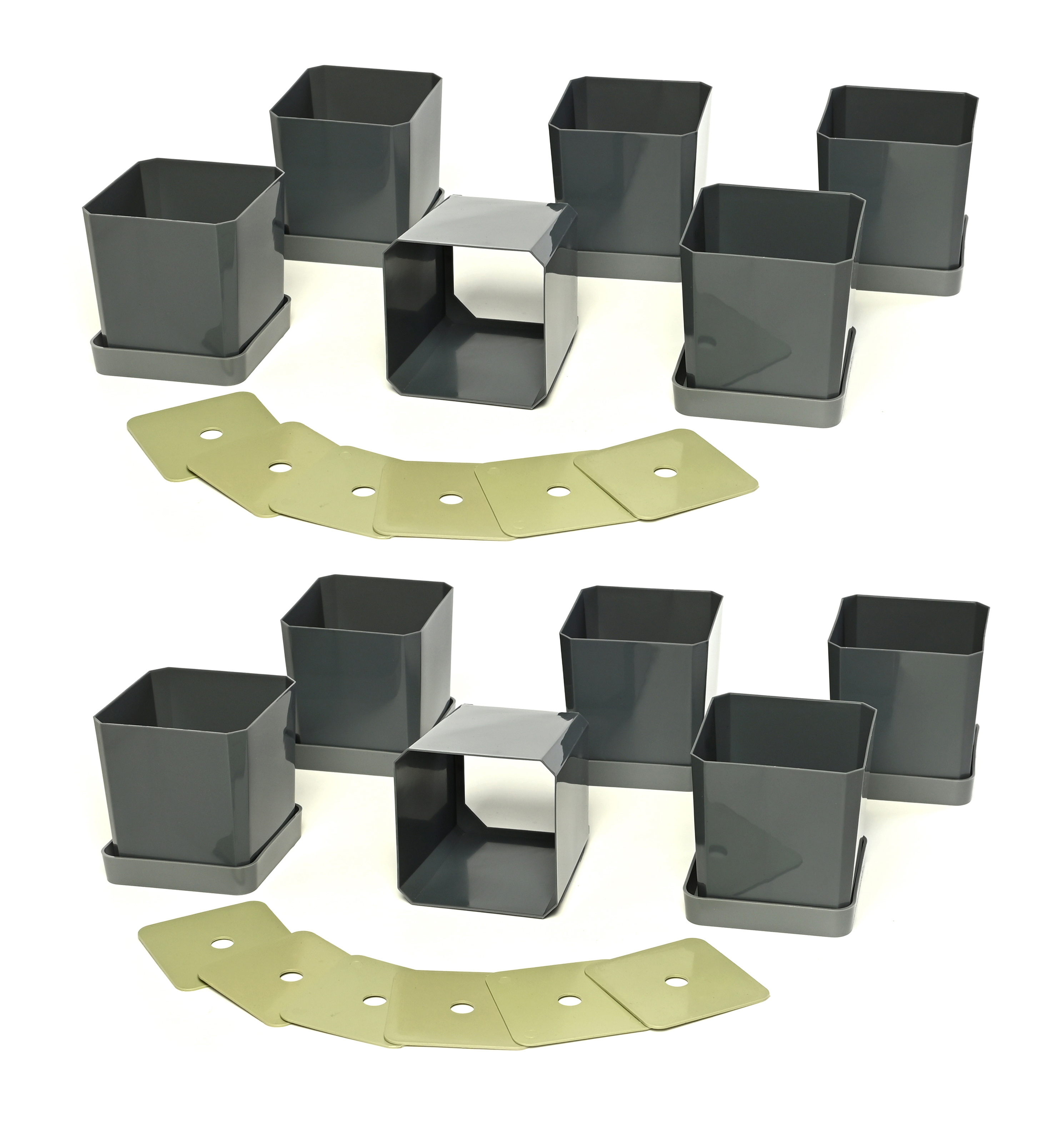 Изображение товара Набор горшков для рассады 6 шт Пеликан 0.5 л