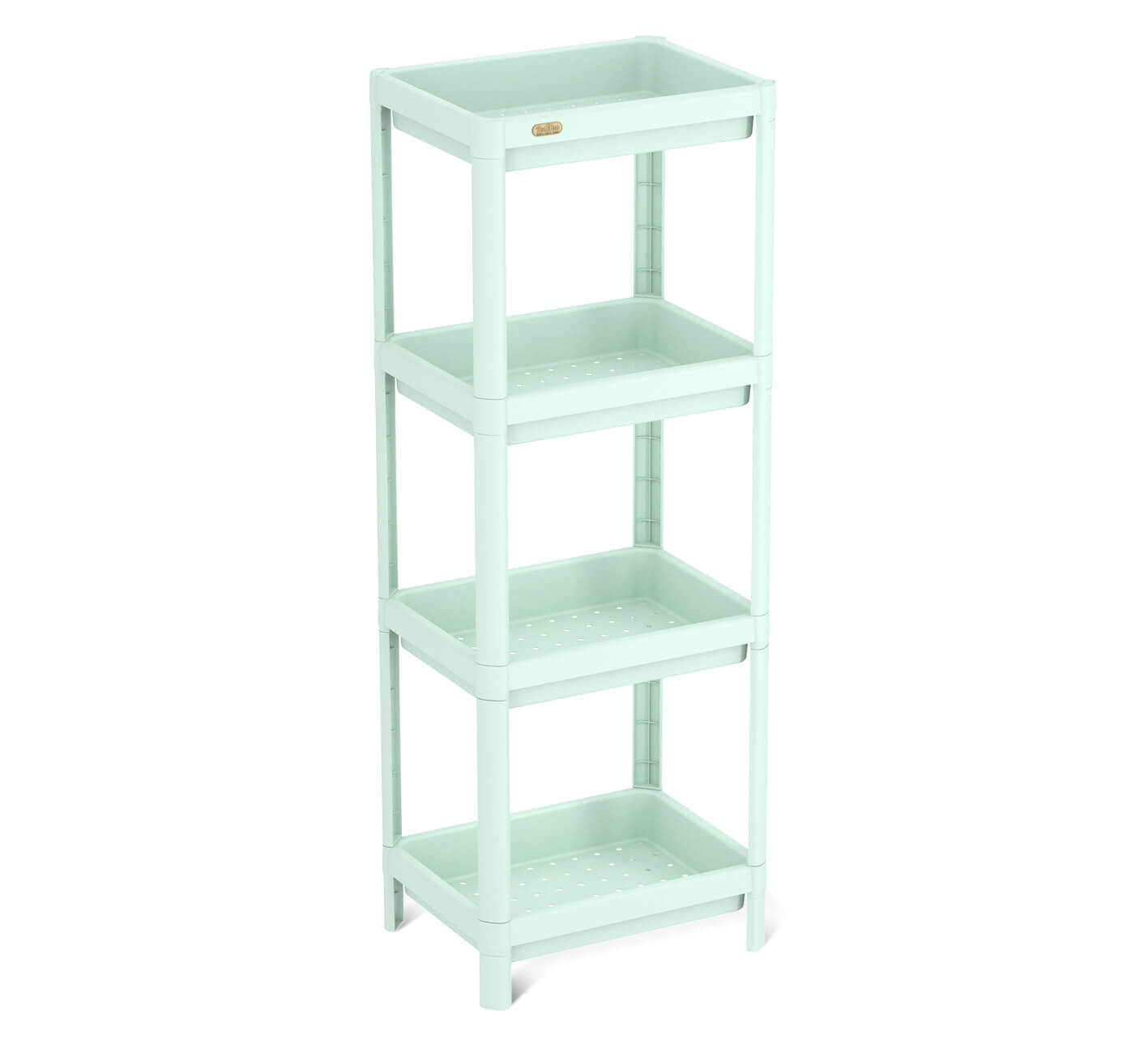 Изображение товара Пластиковый стеллаж Sheffilton 36.5x100x28 см, безопасный, универсальный