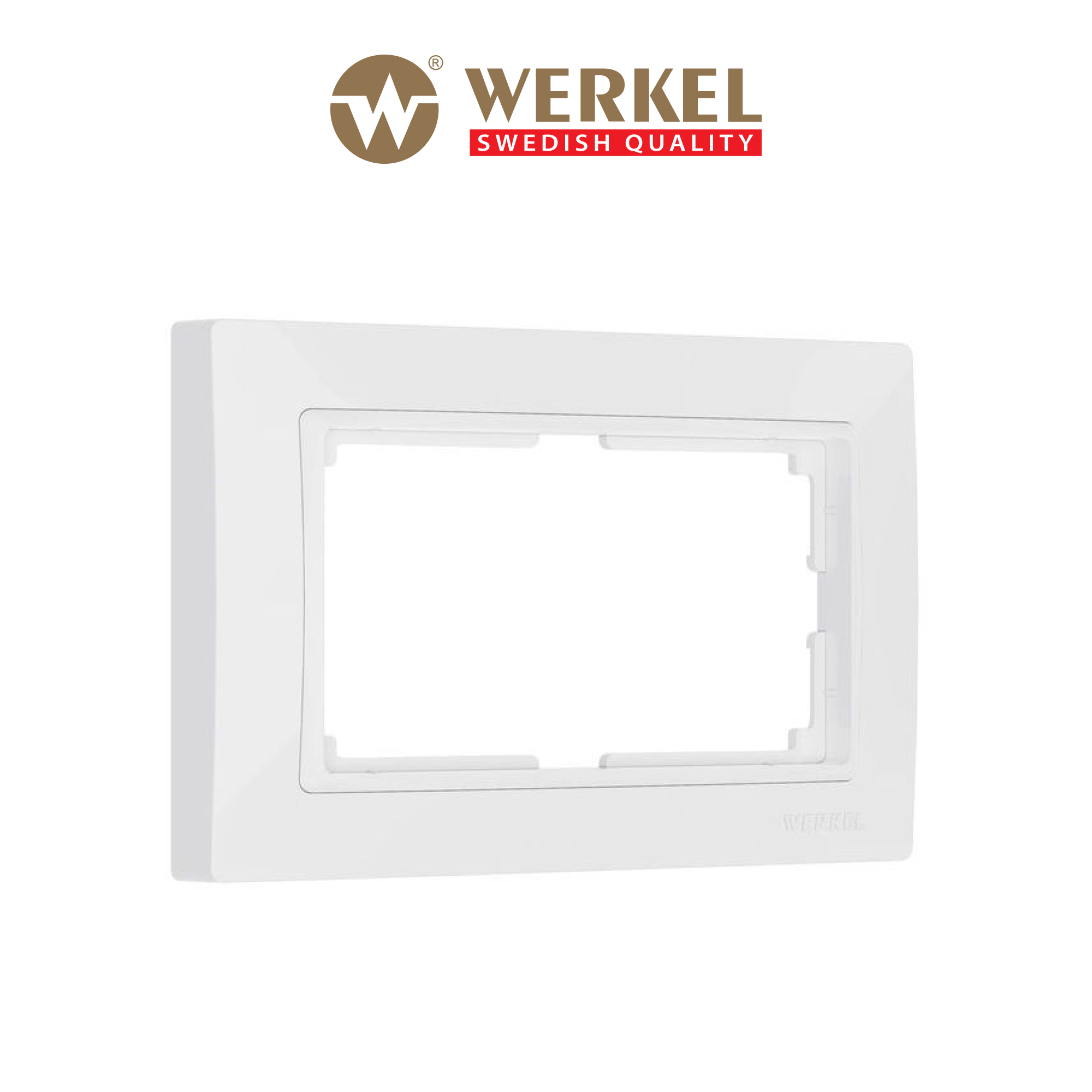 Изображение товара Рамка для двойной розетки Werkel Snabb basic цвет белый