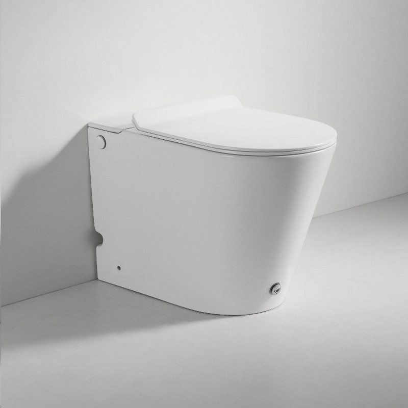 Изображение товара Приставной унитаз с функцией импульсного смыва Ceruttispa Argentera Pulse CT7267 сиденье с микролифтом