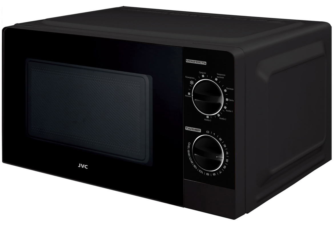 Изображение товара Отдельностоящая микроволновая печь JVC JK-MW213MG 20 л с грилем черная