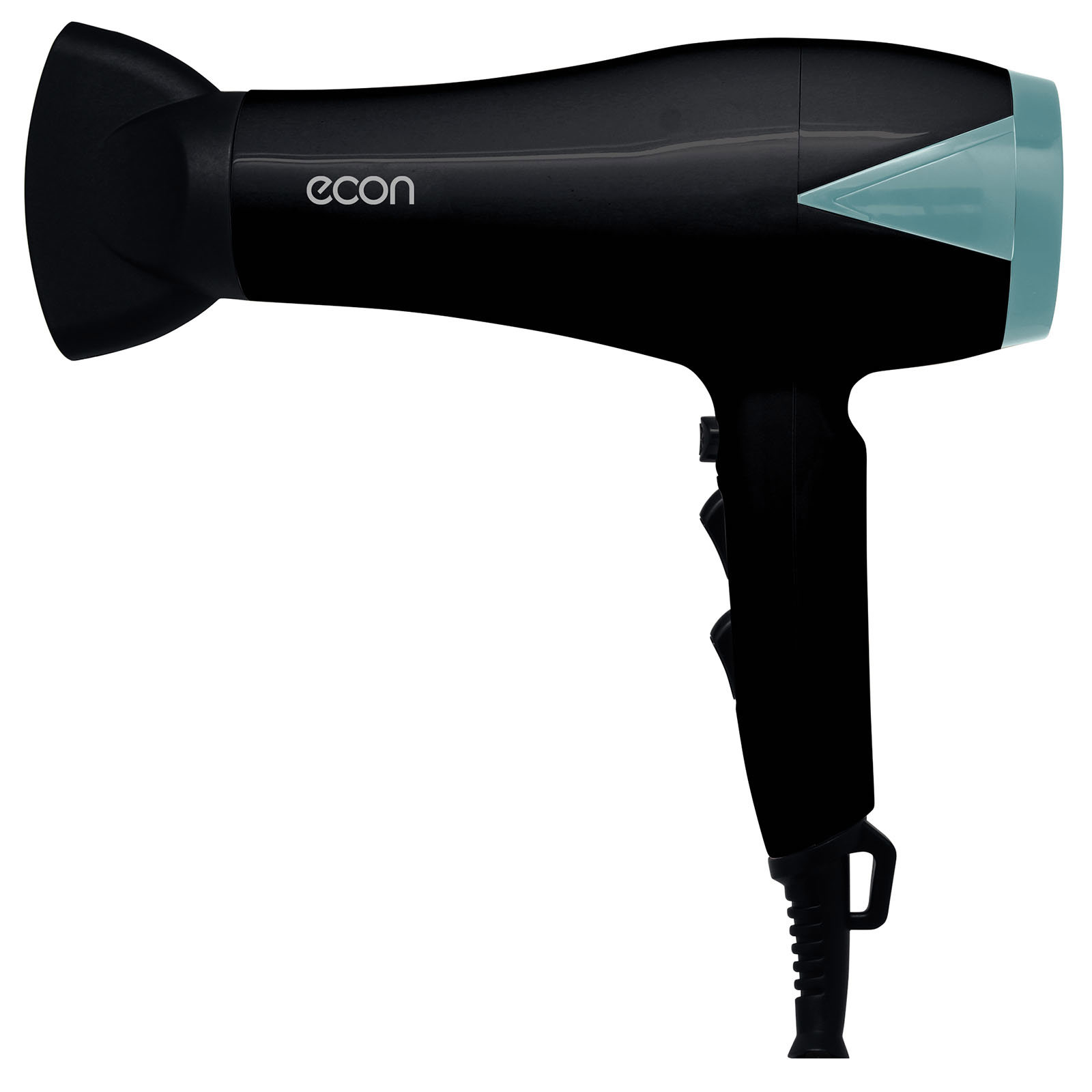 Изображение товара Фен для волос ECON ECO-BH210D с защитой от перегрева 2 скорости 2 режима нагрева цвет черный