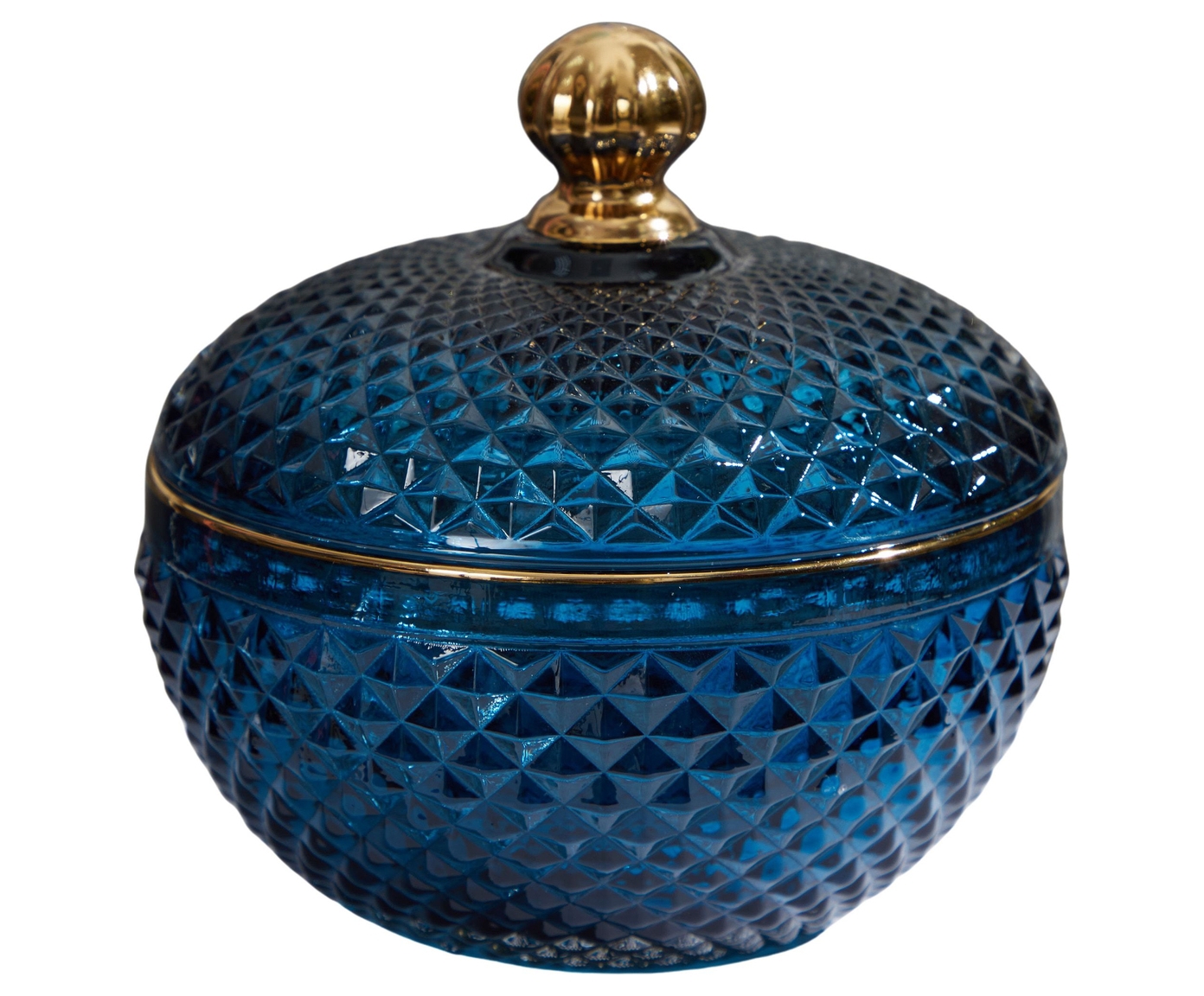 Изображение товара Конфетница с крышкой 12х12х12см 69-002