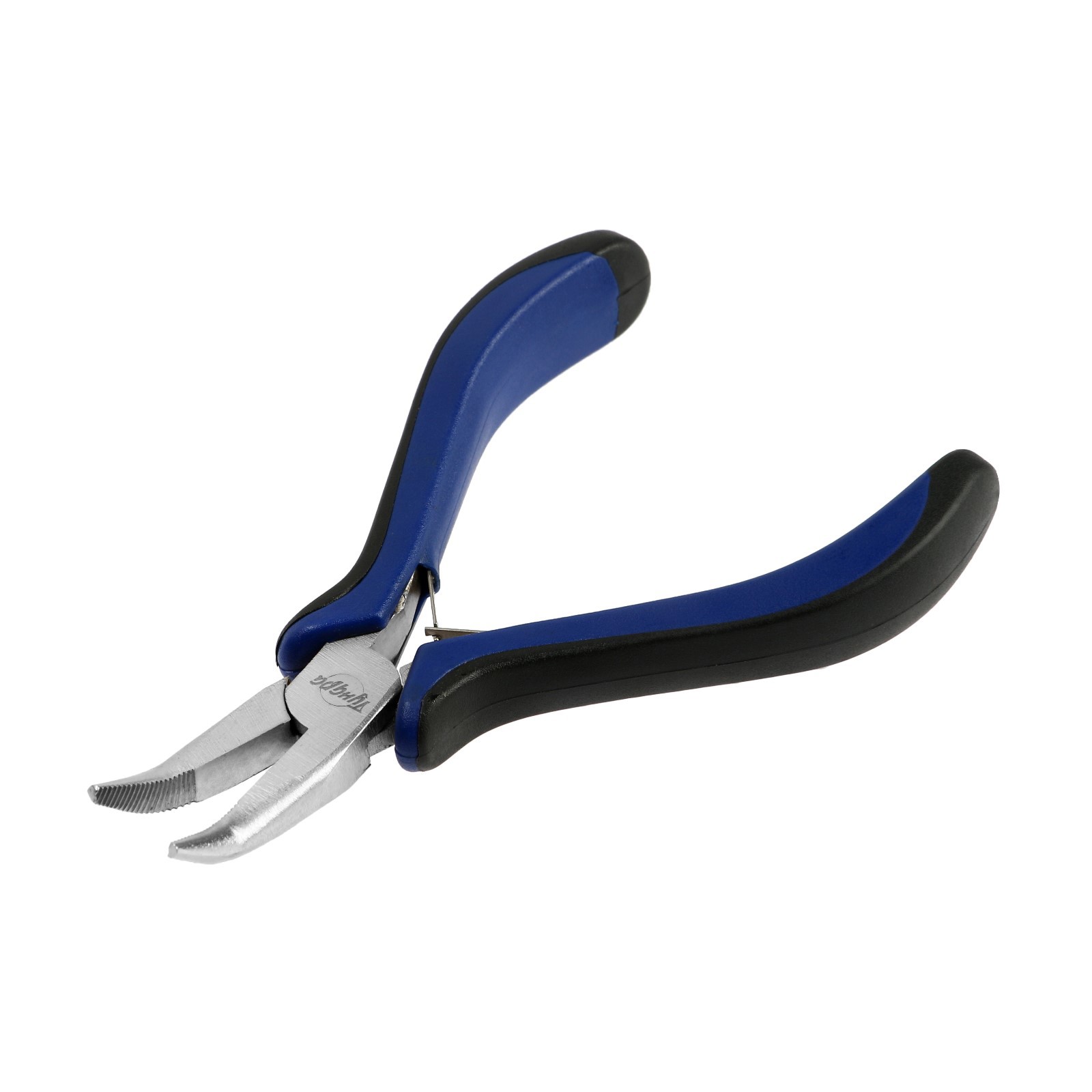 Изображение товара Длинногубцы изогнутые Тундра 881668 125 мм для точных работ с мелкими деталями