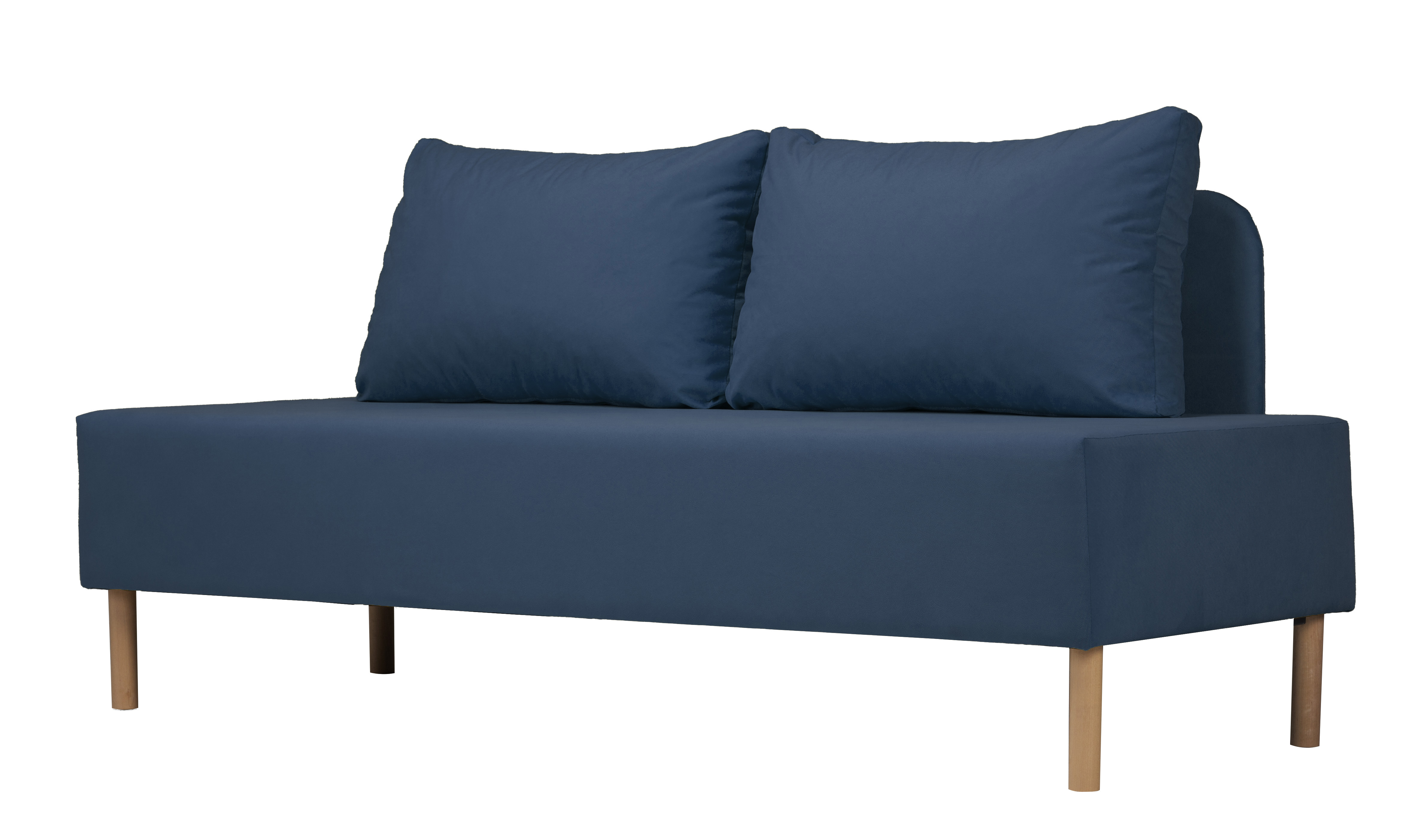 Изображение товара Мягкий прямой диван Татуин из велюра голубого цвета, комфорт и стиль