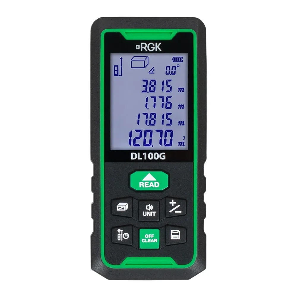 Изображение товара Дальномер лазерный RGK DL100G, до 100 м с угломером