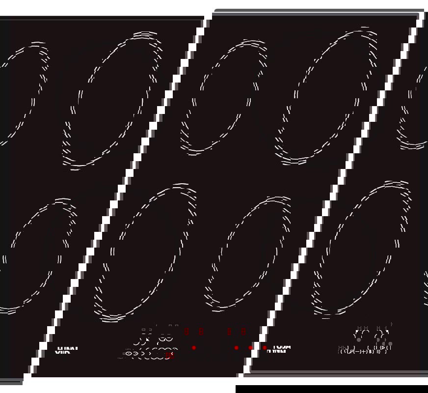 Изображение товара Электрическая варочная панель Hyundai HHI 6745 BG 59 см 4 конфорки цвет черный