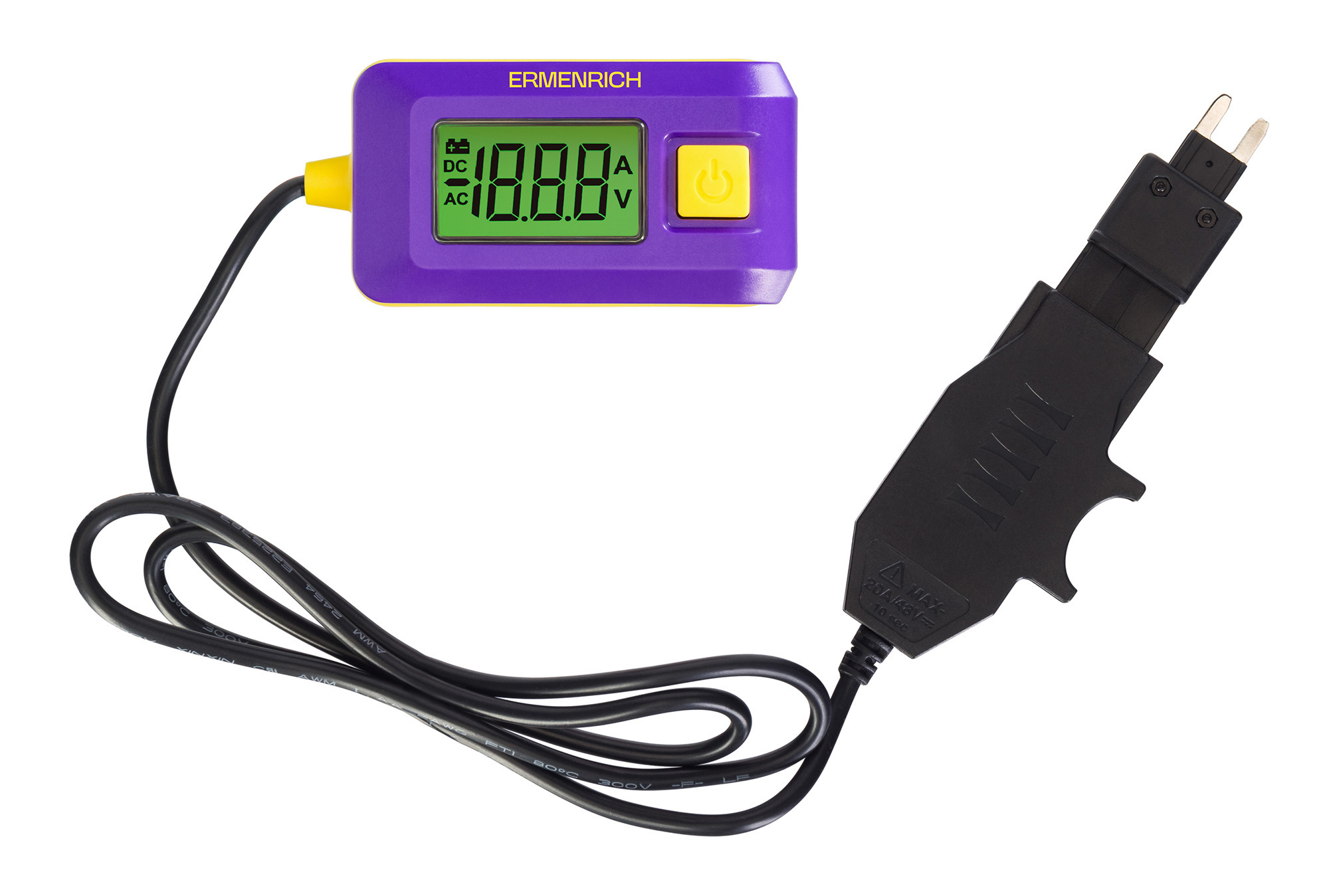 Изображение товара Электрический тестер для поиска утечек тока в автомобиле Ermenrich Zing CT30