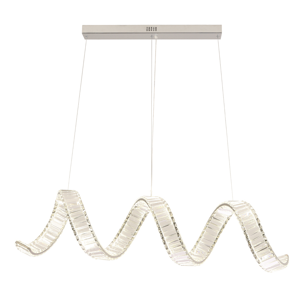 Изображение товара Люстра подвесная светодиодная Crystal Lux 3390/206 нейтральный белый свет цвет хром