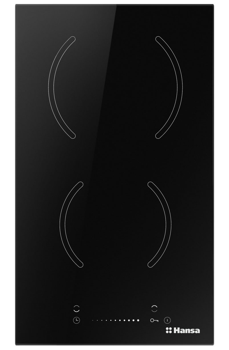 Изображение товара Электрическая варочная панель Hansa BHC331014 2 конфорки стеклокерамика черная