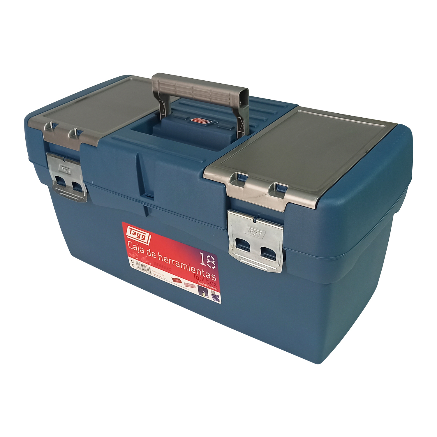 Изображение товара Ящик для инструментов Tayg TAY-118005 580x290x290 мм, пластик