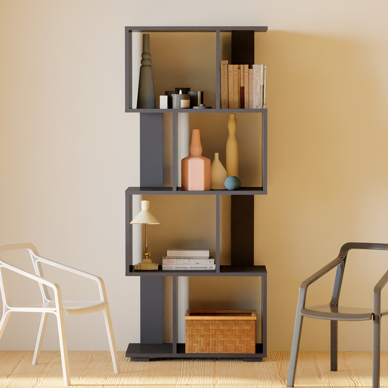 Изображение товара Стеллаж деревянный Dipriz 60x142x30 см с нагрузкой до 7 кг