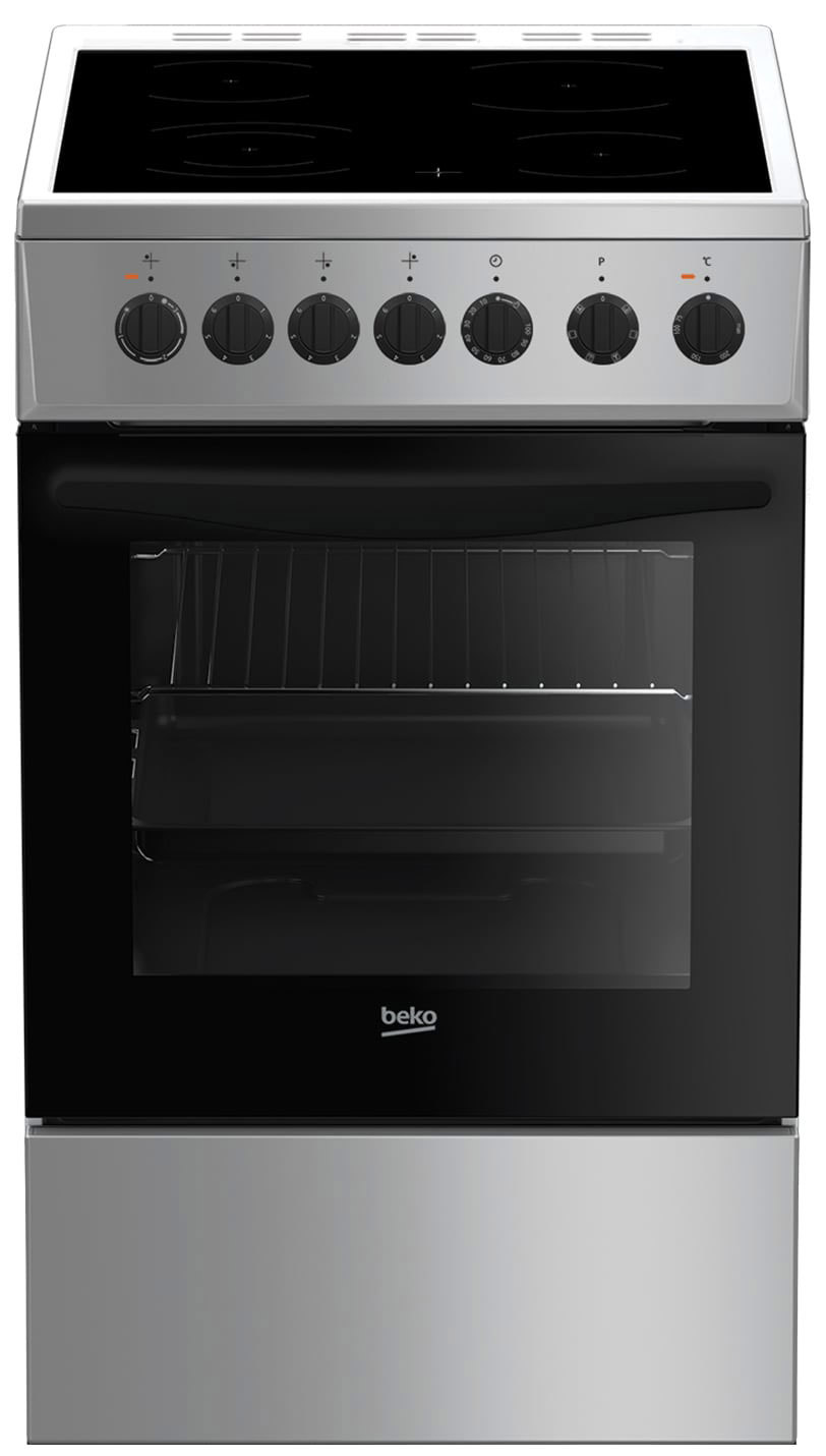 Изображение товара Электрическая плита с духовкой BEKO FFSE57114GS 50x85x60 см нержавеющая сталь