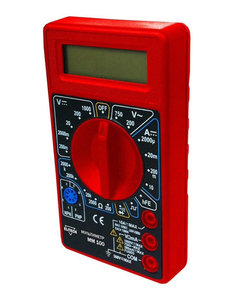 Изображение товара Мультиметр Elitech ММ 150Н Изображение товара Мультиметр Elitech ММ 150Н