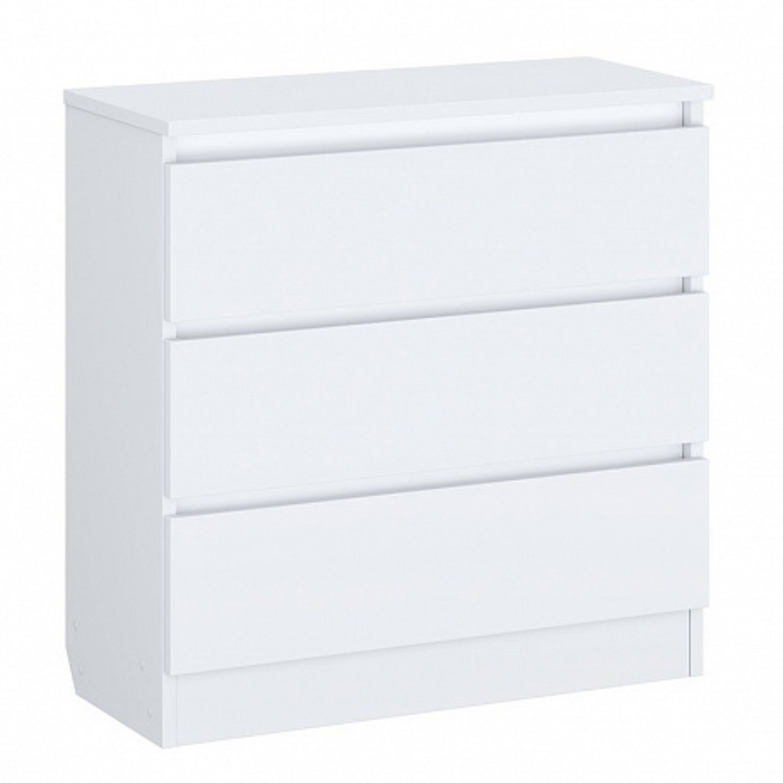 Изображение товара Комод детский Polini kids 3 ящика 80x35x80 см белый современный дизайн