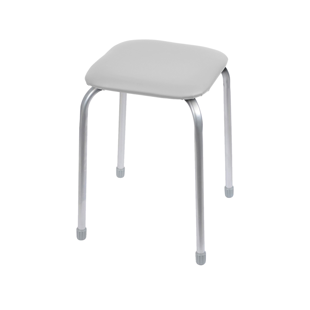 Изображение товара Табурет Nika классика 3 квадратное сиденье 32 см 1/10 светло-серый тк03/сс