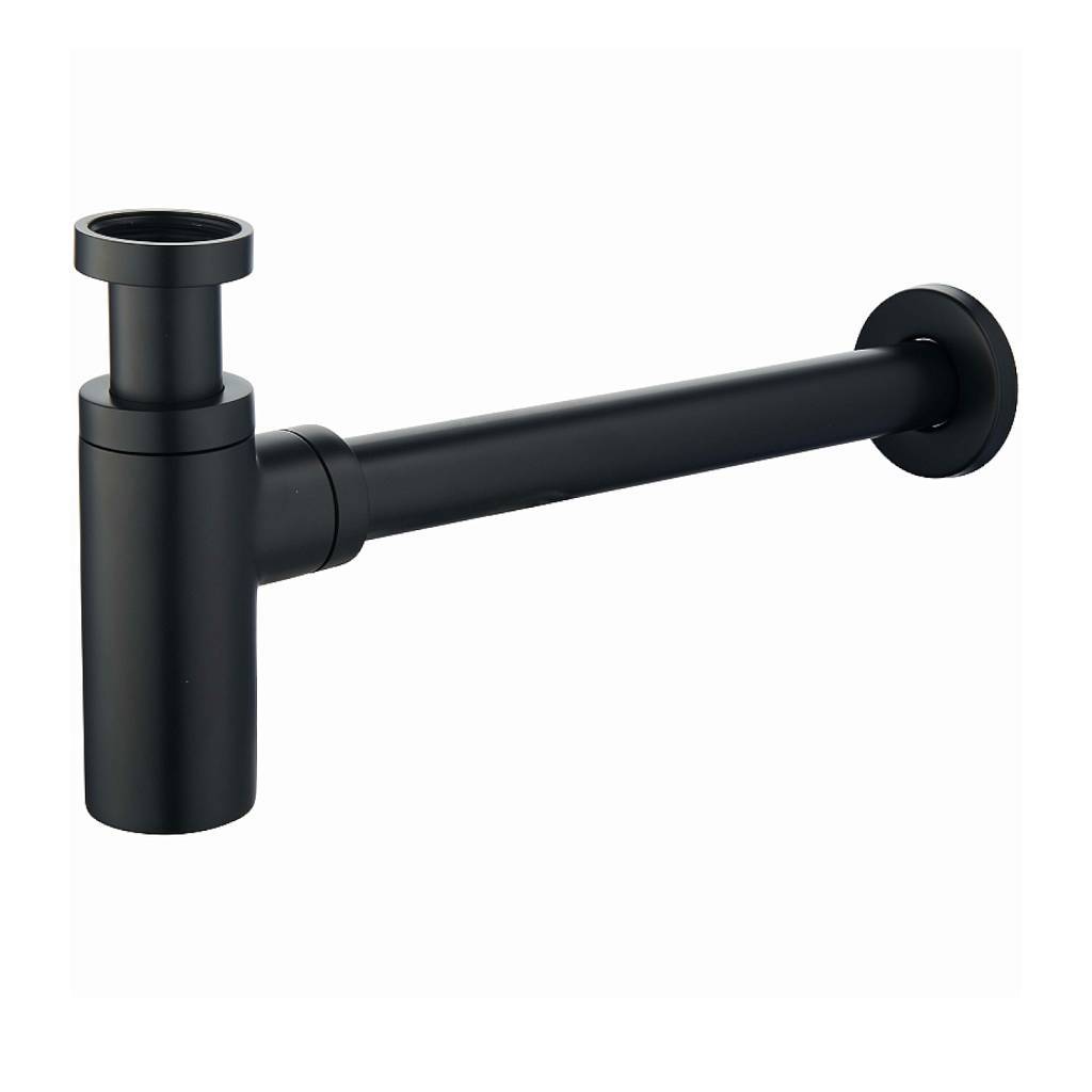 Изображение товара Сифон для раковины Maretti D32 мм черный AC1869560 Надежное подключение компактный дизайн