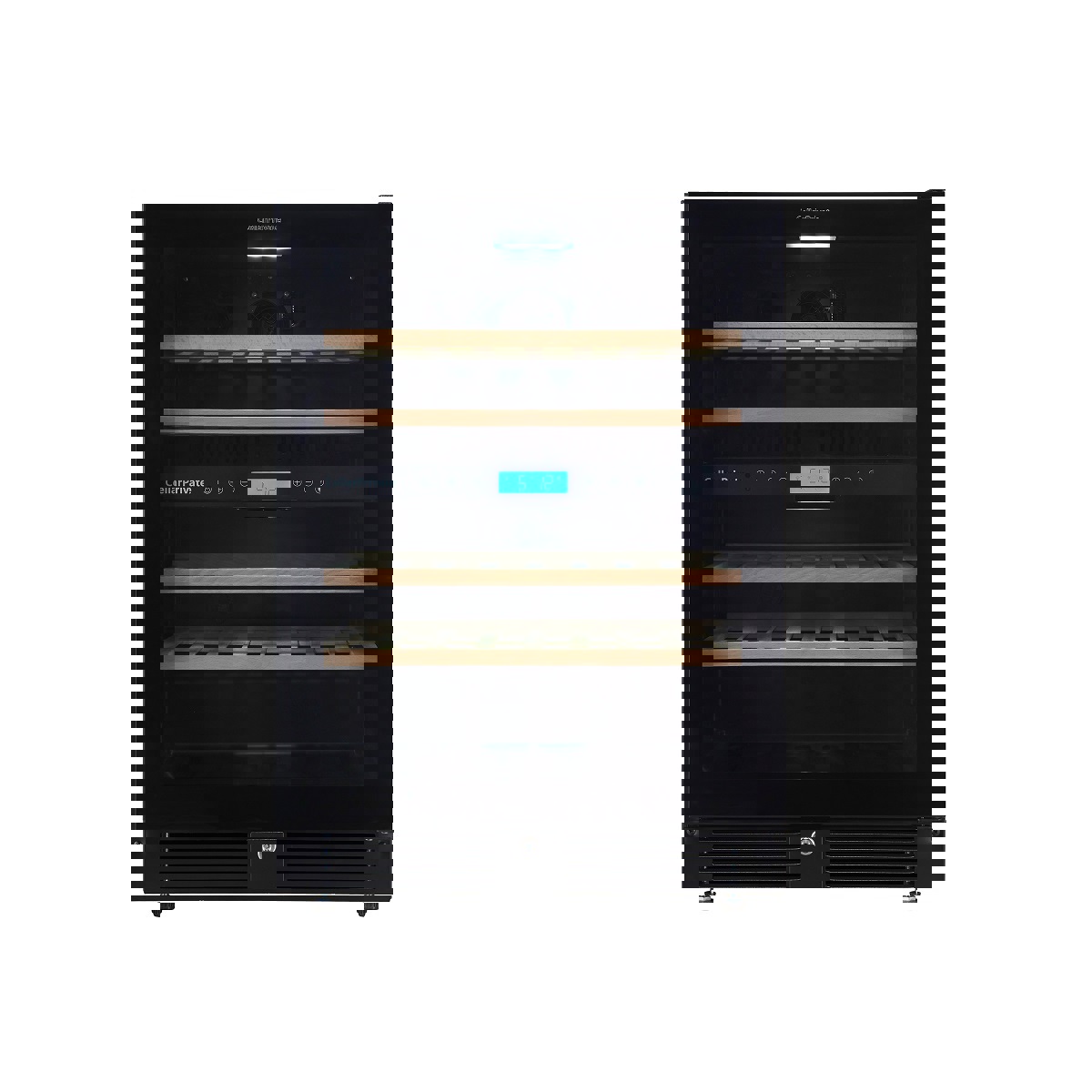 Изображение товара Винный шкаф CELLAR PRIVATE CP043-2TBH двухзонный для 43 бутылок черный