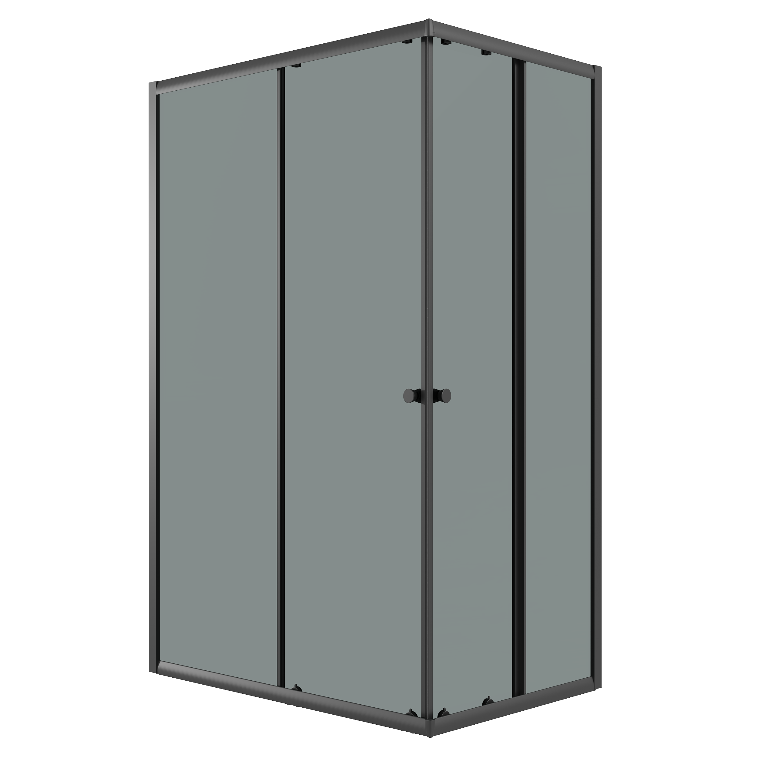 Изображение товара Душевой уголок Niagara Eco NG-1118-14QT прямоугольный 110x80 см черный профиль