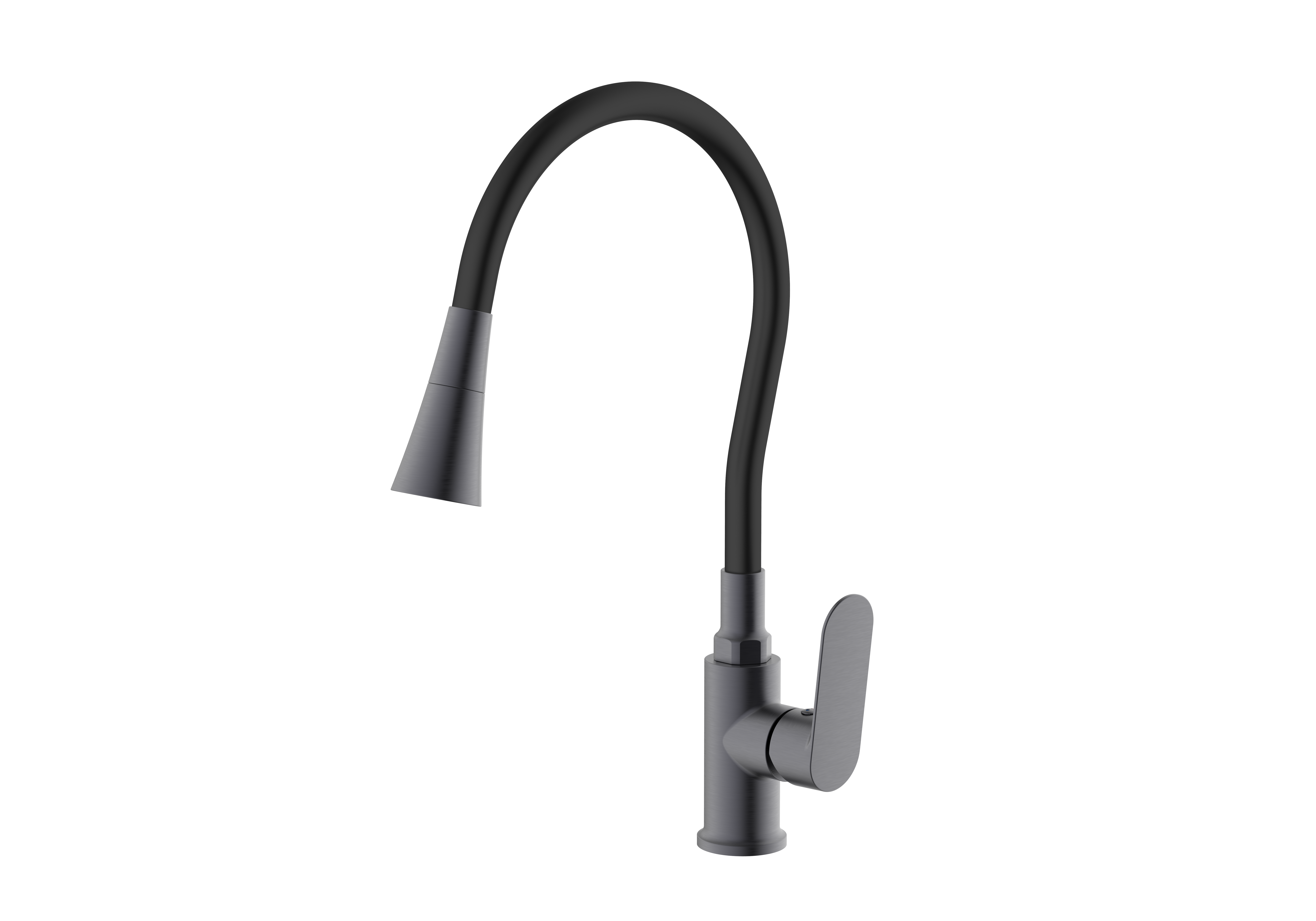 Изображение товара Смеситель для кухни S41 Splenka 14.60 см цвет черный/графит