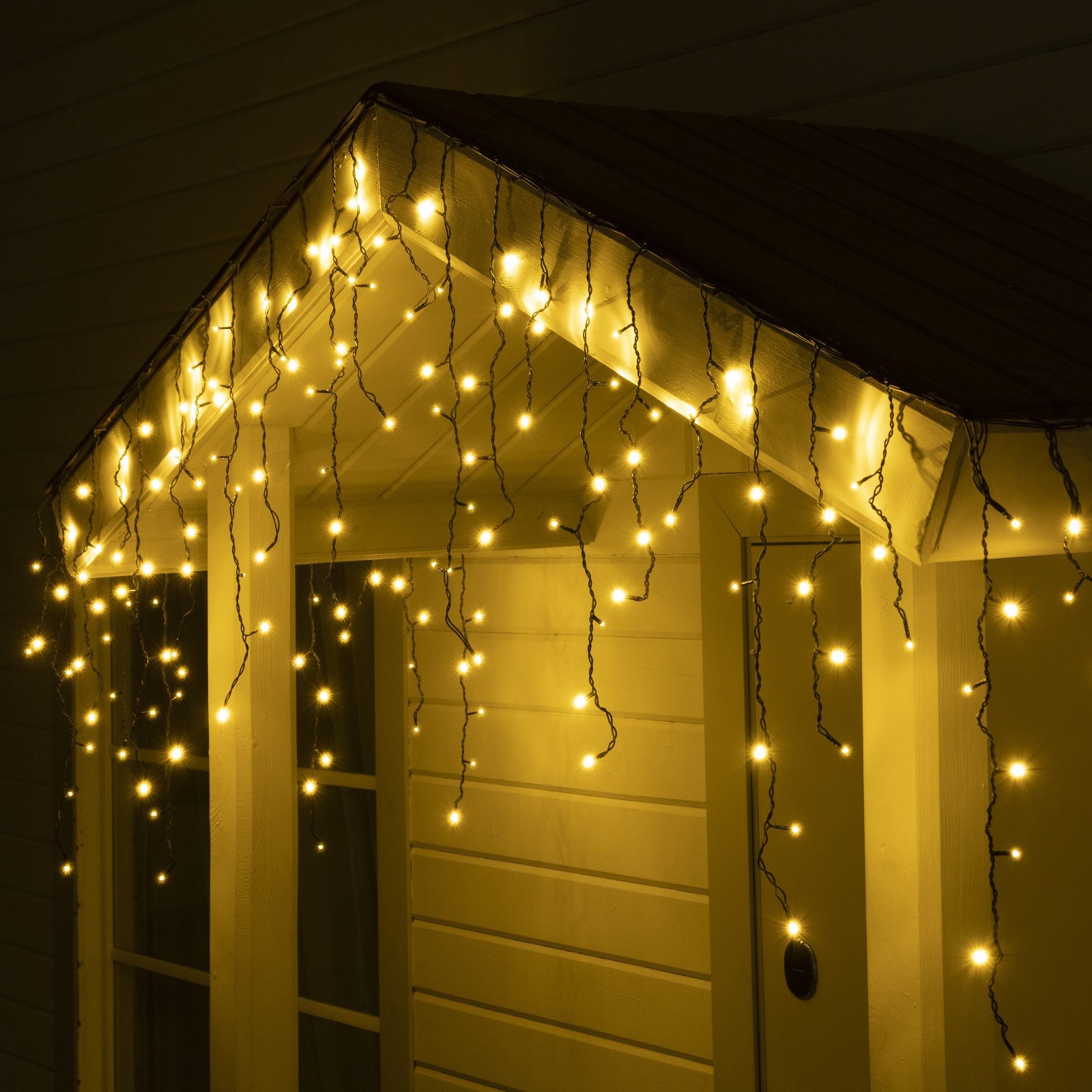 Изображение товара Электрогирлянда универсальная Luazon lighting Бахрома 3 м 160 LED IP65